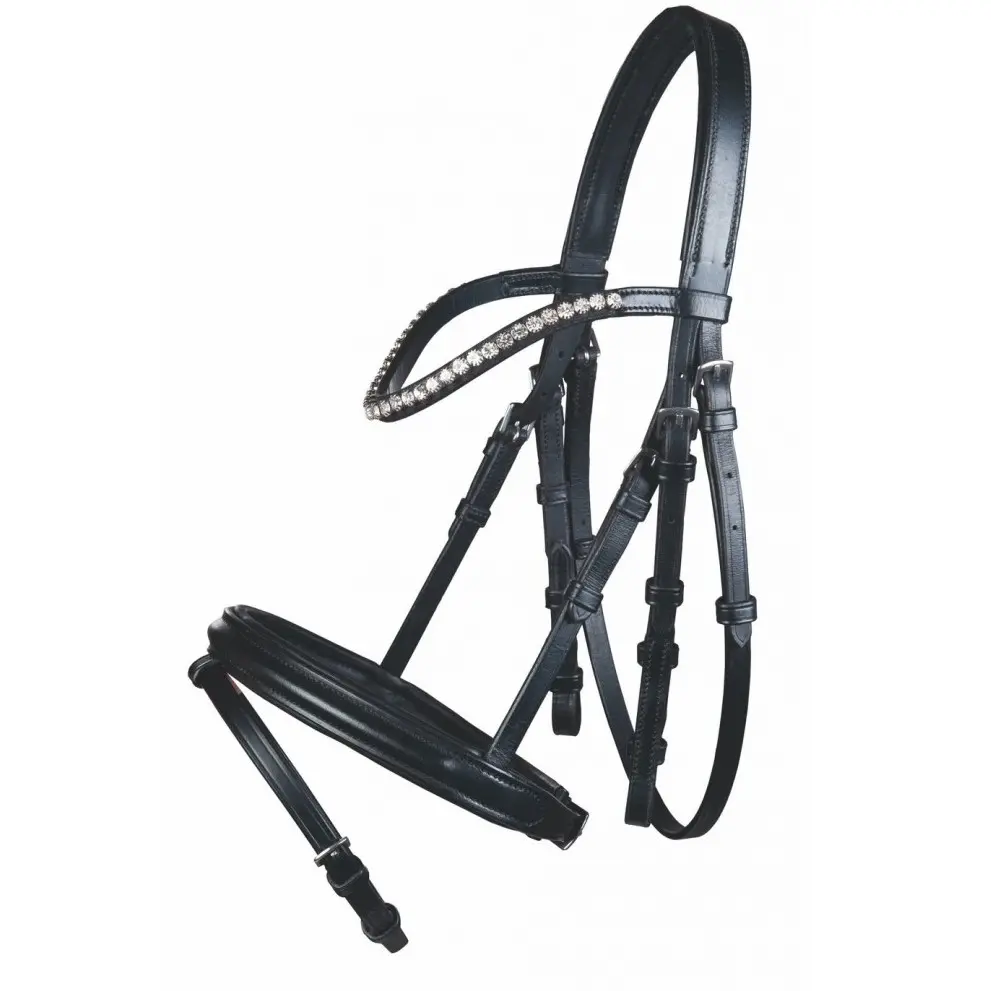 Trensenzaum SHETTY DIAMOND schwarz