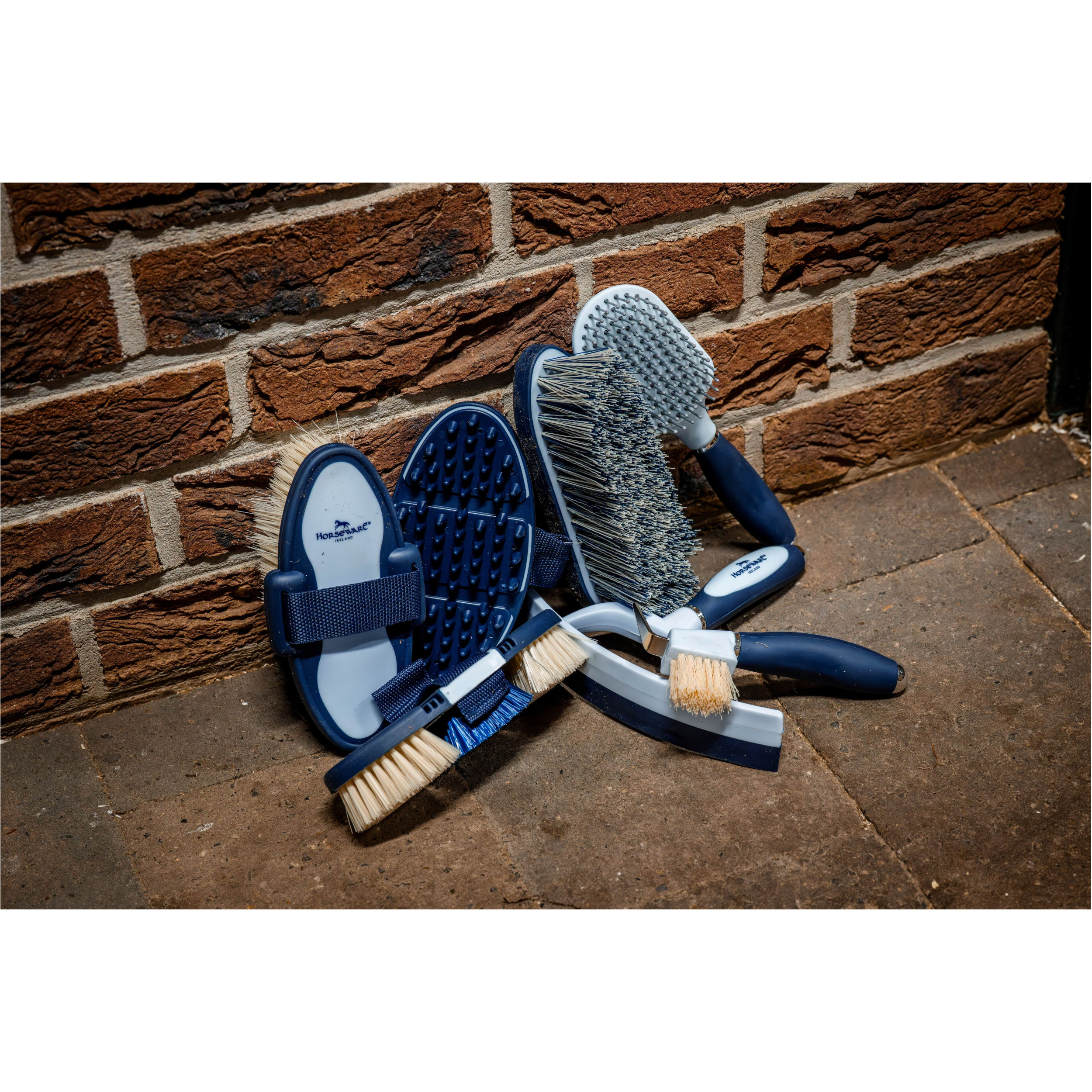 Pferdepflegeset NEWMARKET witney stripes/navy