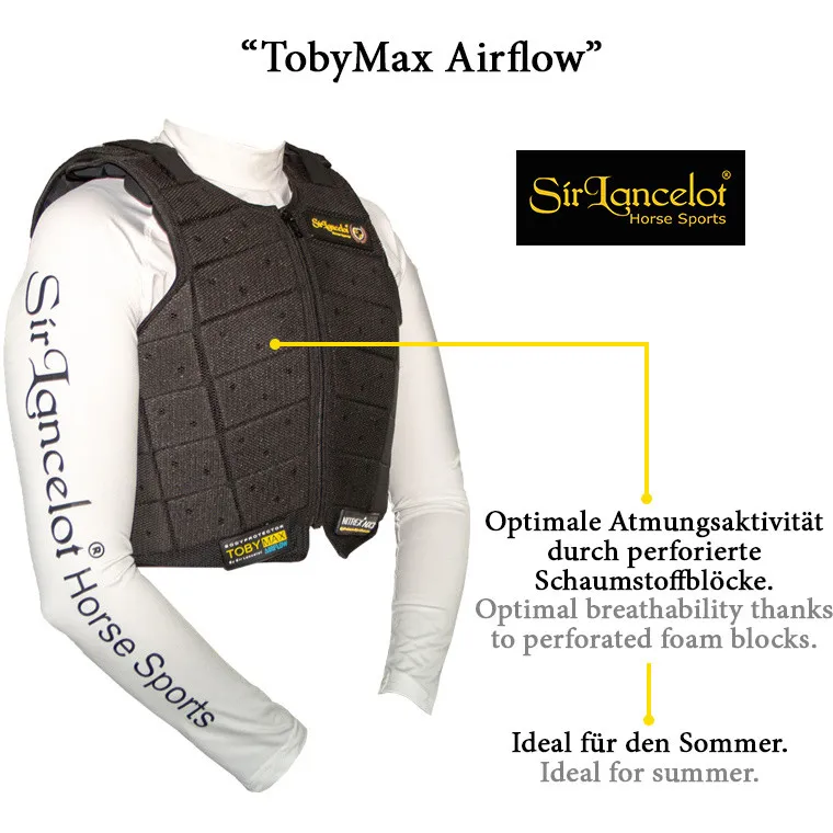 Sicherheitsweste TOBYMAX AIRFLOW Summer schwarz