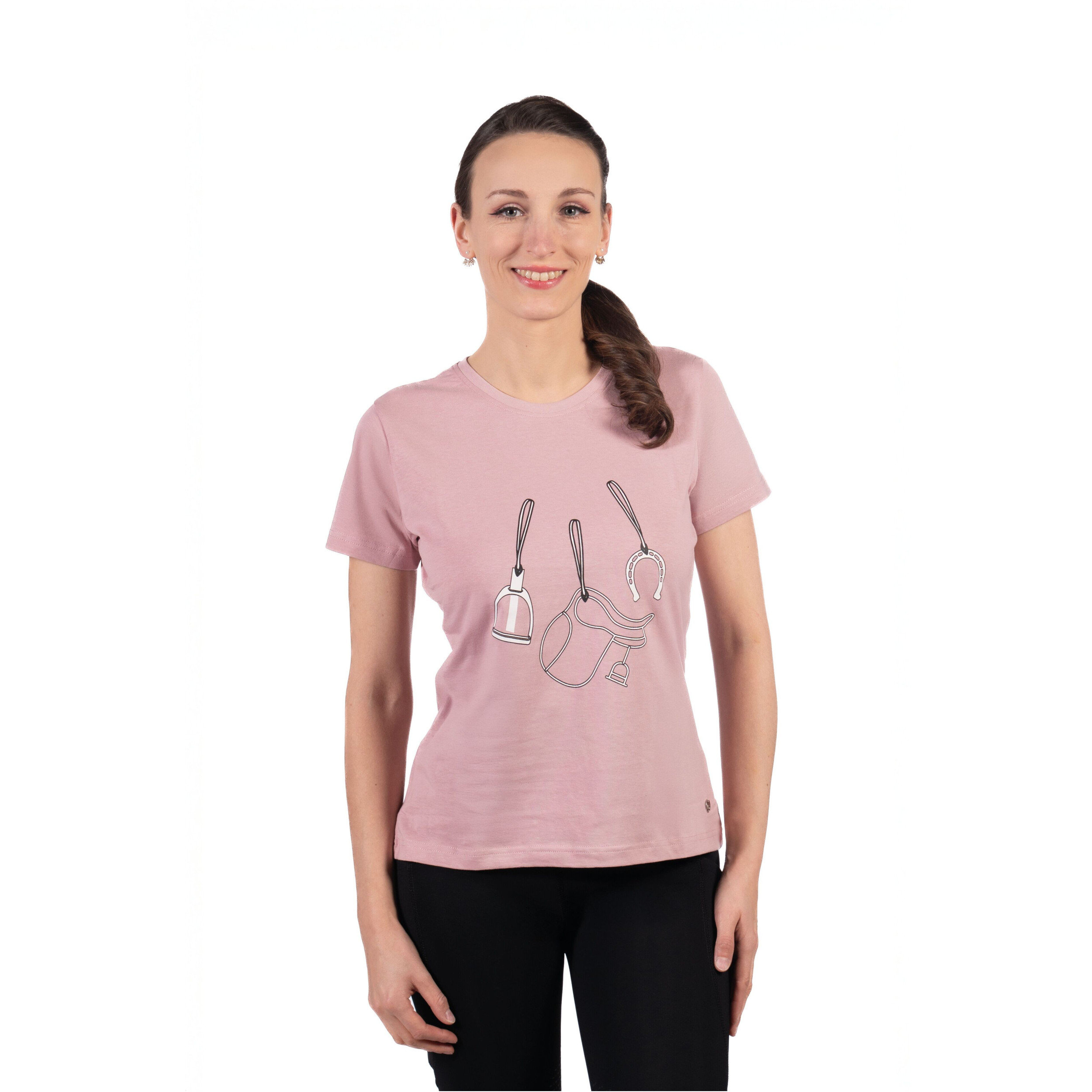 Damen T-Shirt ELEMENTS altrosa