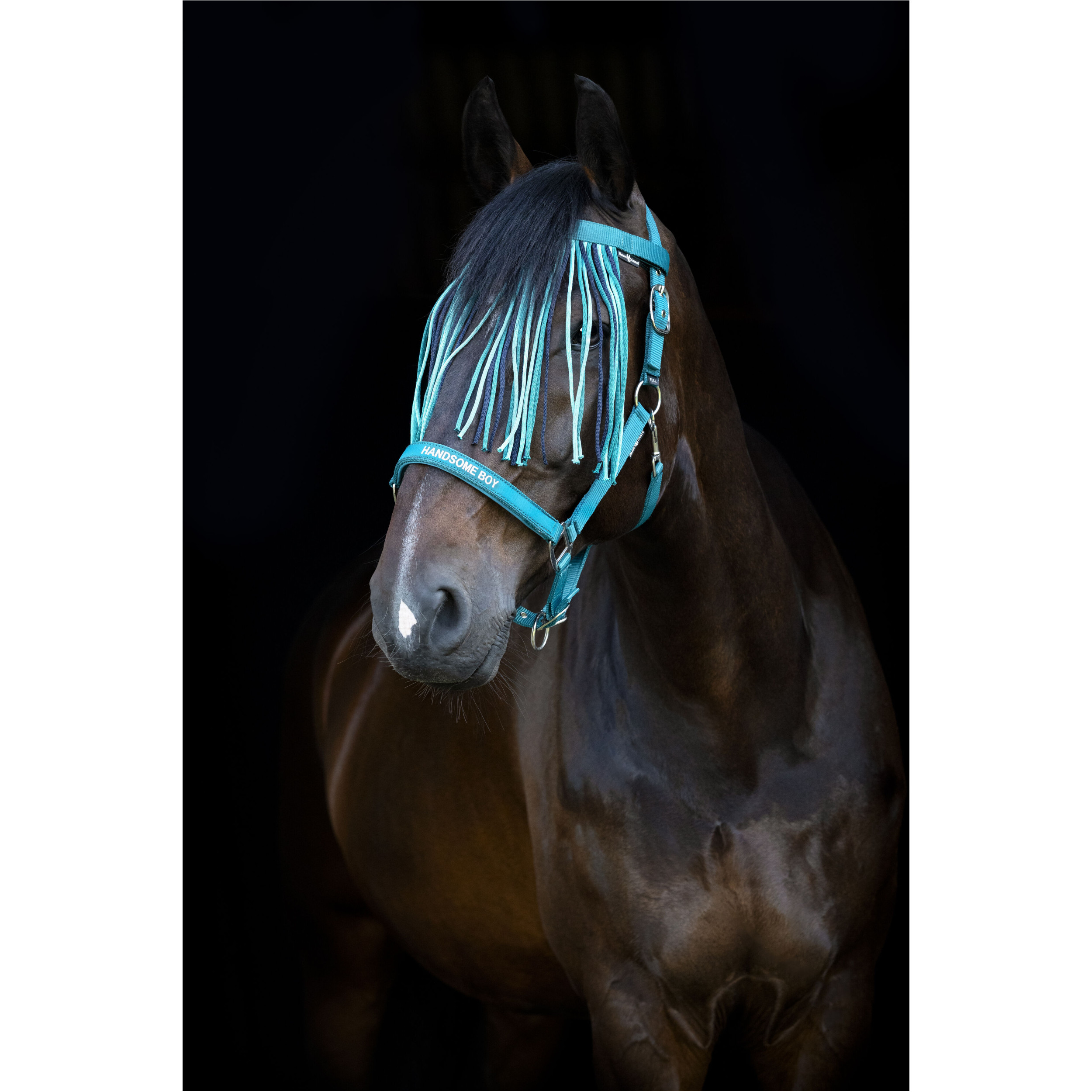 Fliegenstirnband mit Fransen MALVA arctic