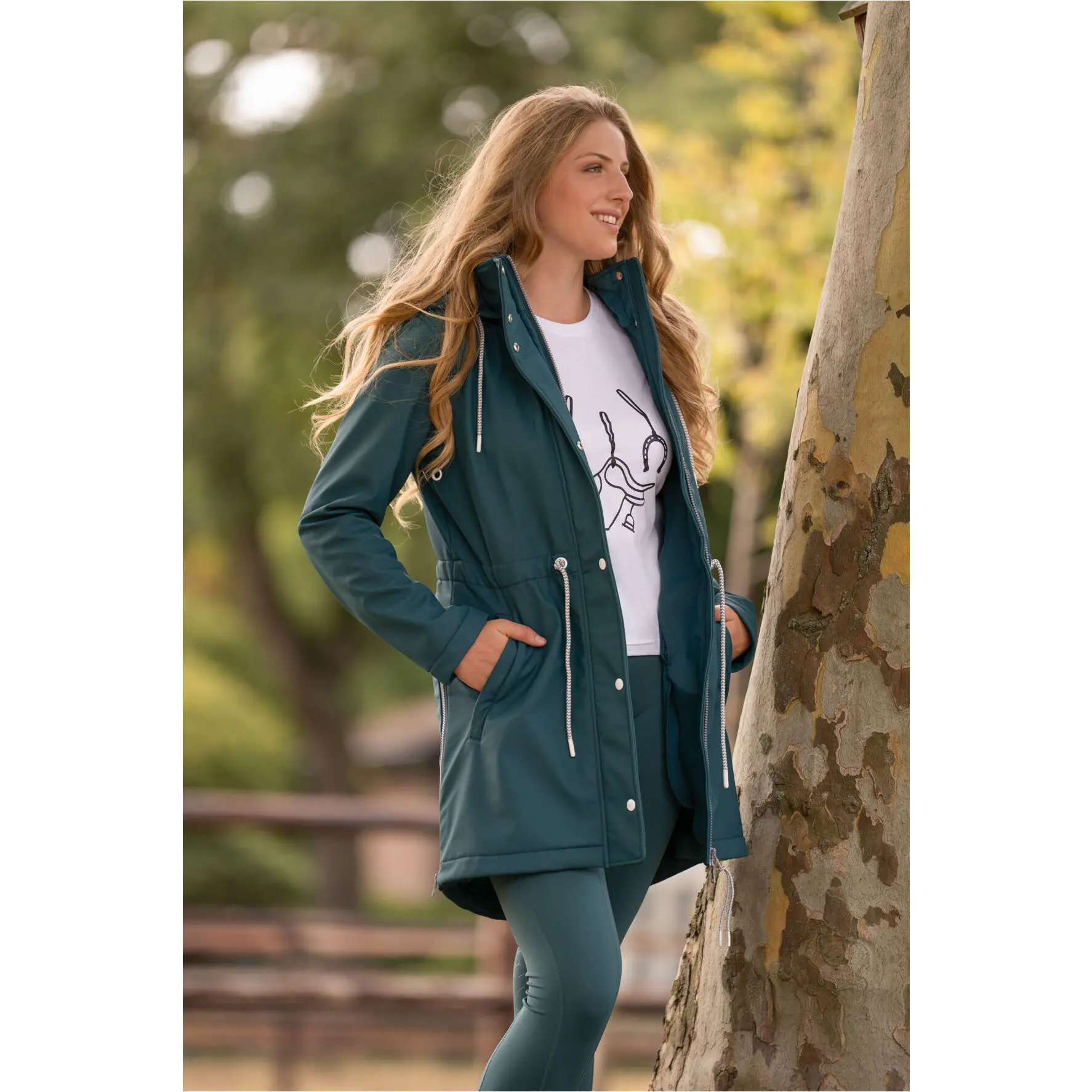 Damen Reitjacke OHIO petrol