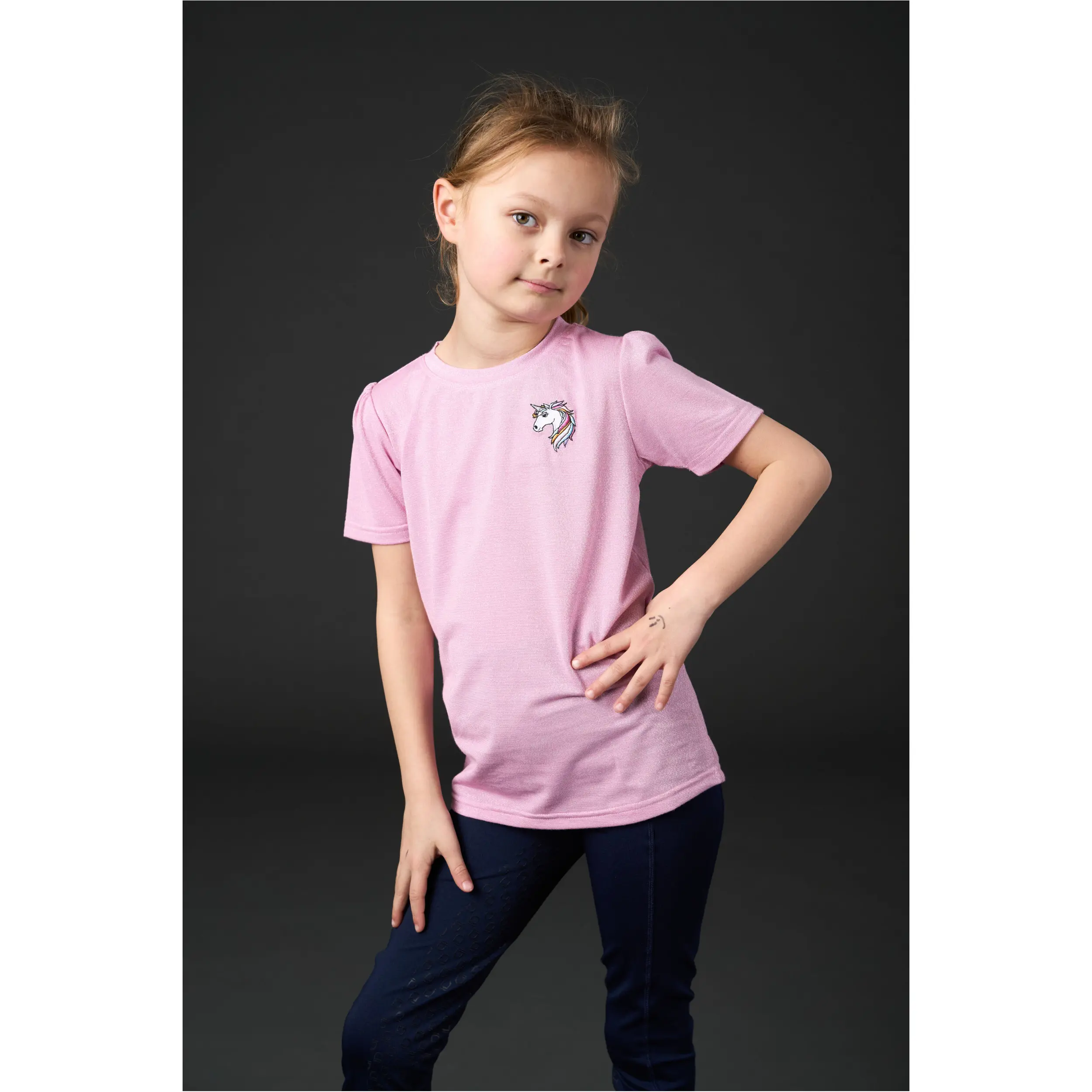 Kinder T-Shirt KARA phlox pink