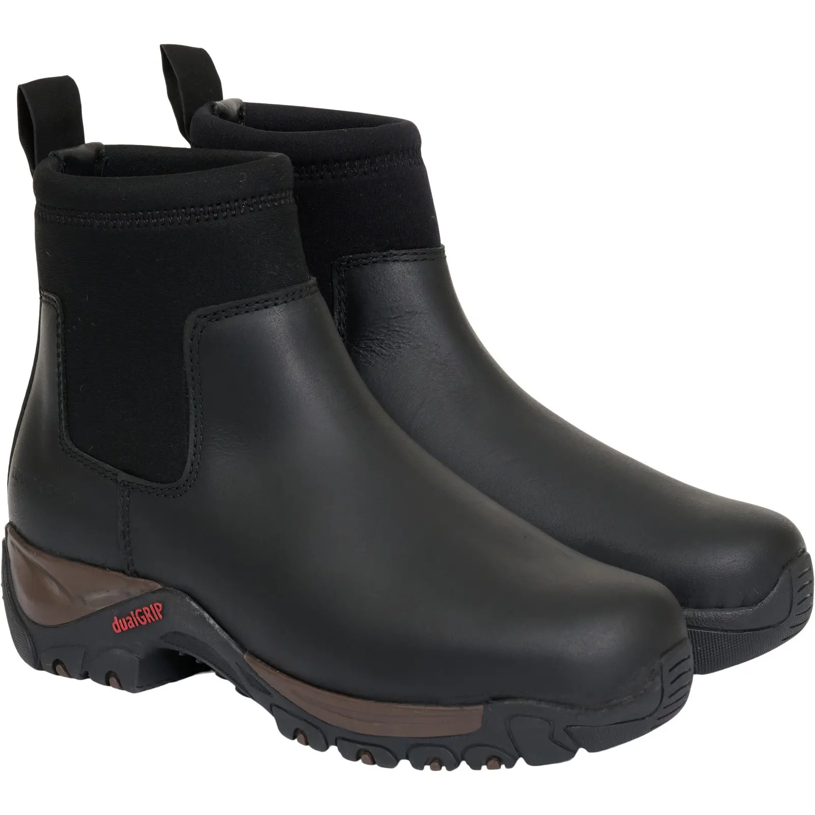 Winter Jodhpur Reitstiefeletten SUZIE schwarz Echtleder