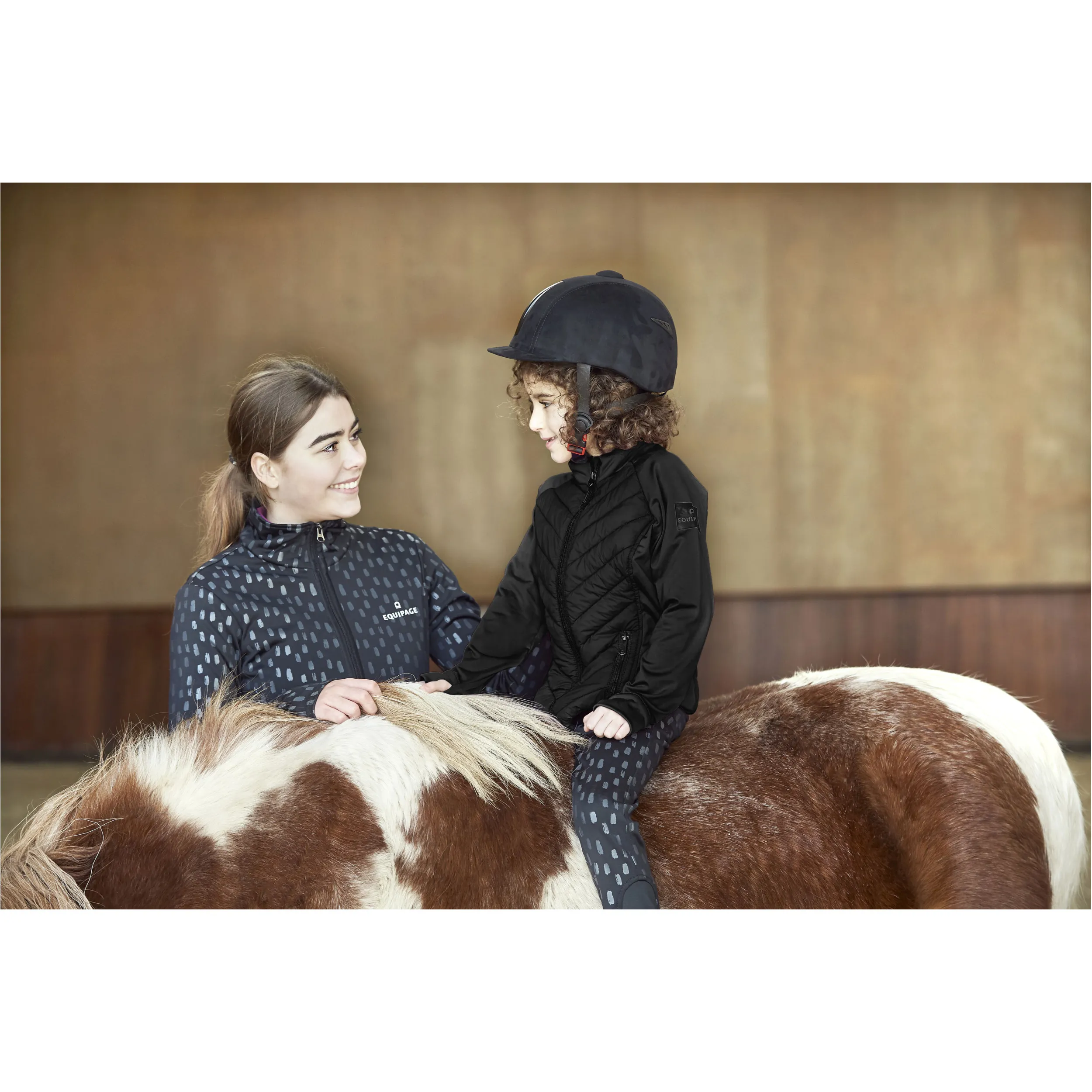 Kinder Reitjacke CANON schwarz