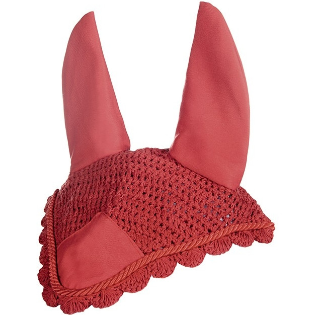 Fliegenhaube dunkelrot/dunkelrot