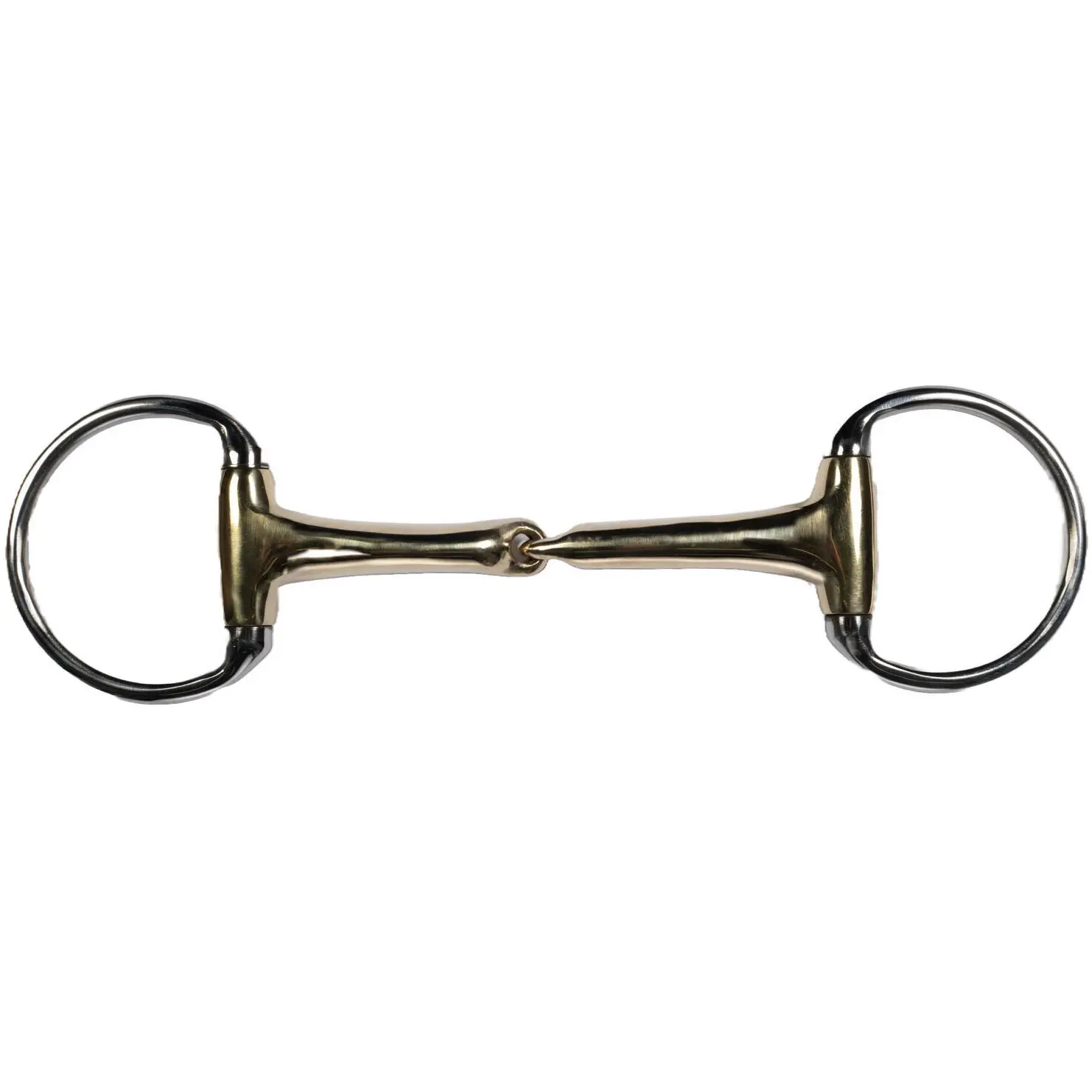 Olivenkopfgebiss einfach gebrochen SOFT CONTACT Edelstahl/Argentan 16mm 