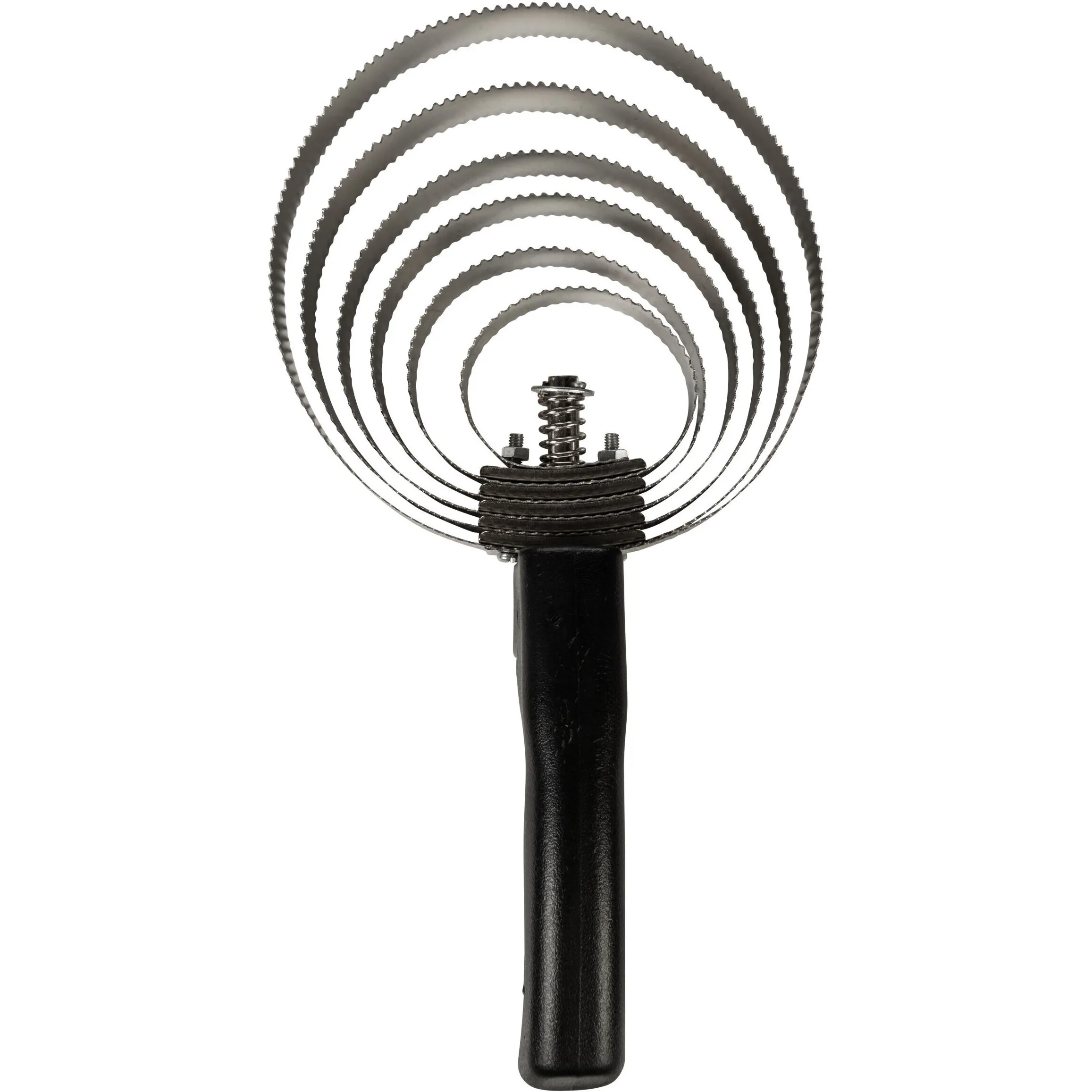 Federstriegel 6 Ringe schwarz