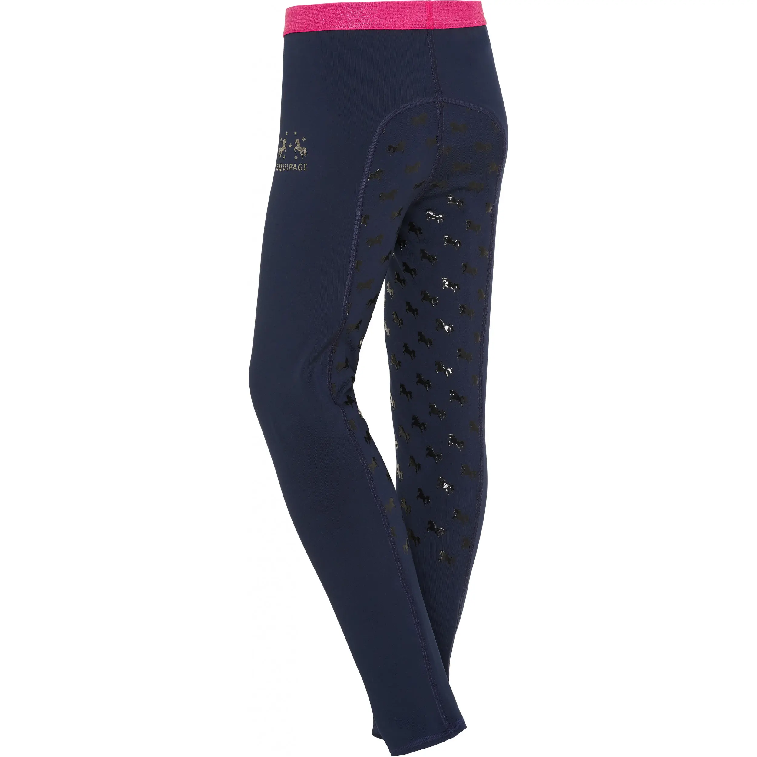 Winter Kinder Reitleggings Silikon Vollbesatz VERONA navy Winter Kinder Reitleggings Silikon Vollbesatz VERONA navy