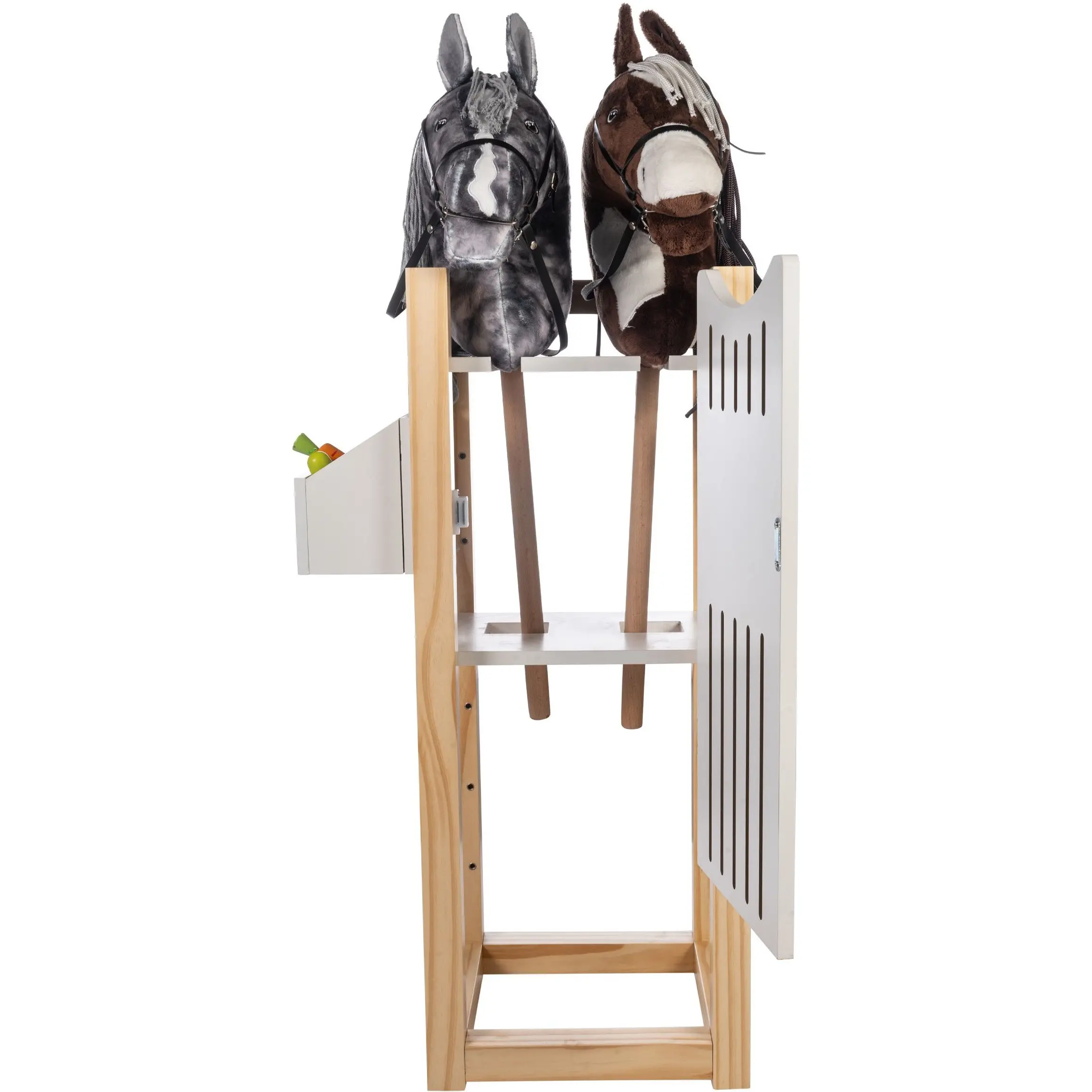 Stall HOBBY HORSING natur/weiß
