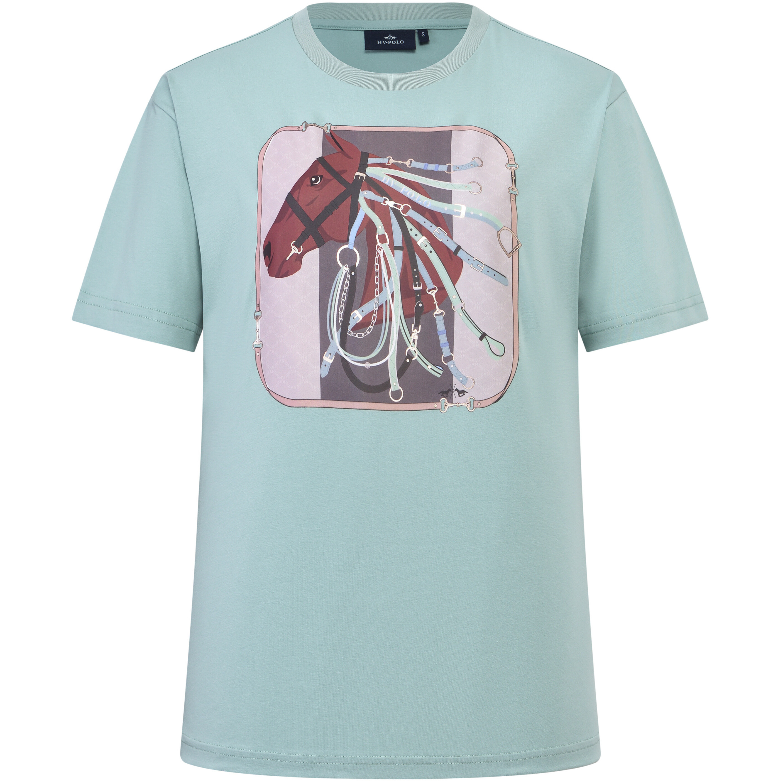 Damen T-Shirt HVPJutta aqua sky