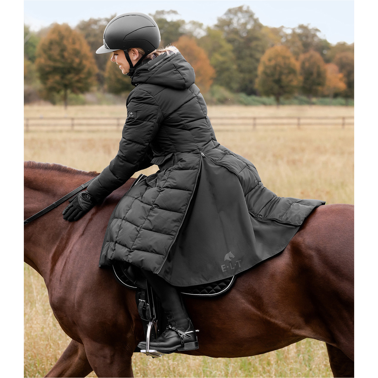 Damen Thermomantel SAPHIRA ADVANCED schwarz