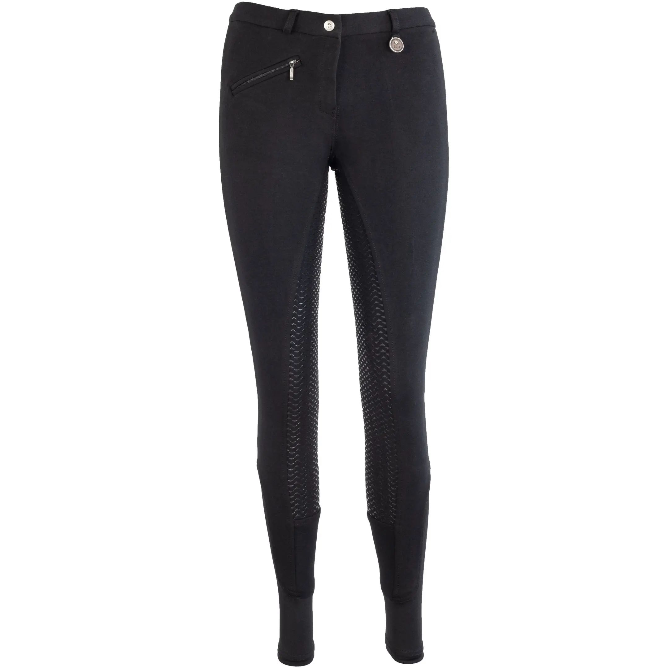 Damen Reithose Silikon Vollbesatz FUN SPORT schwarz