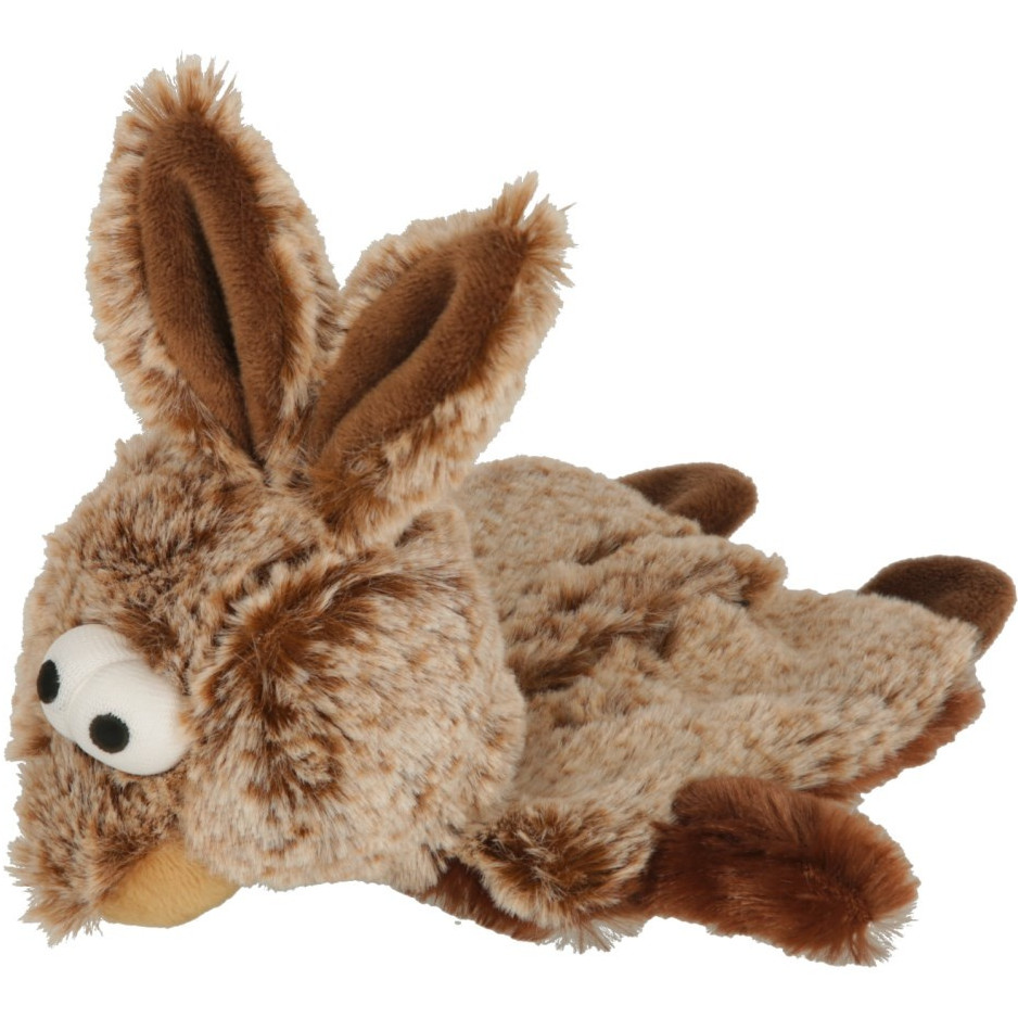 Snackdummy Hase aus Plüsch braun 25x15cm