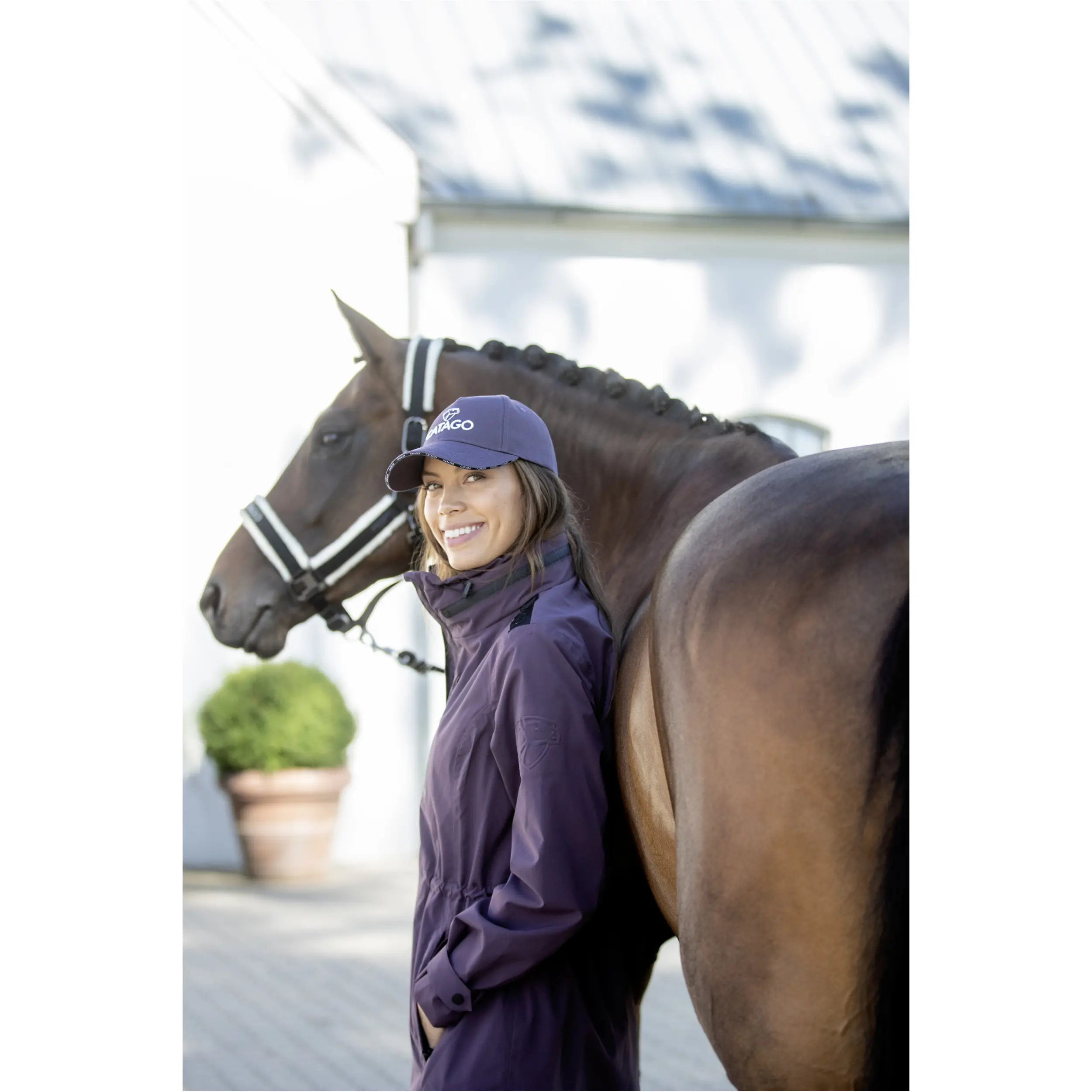 Damen Reitjacke ROY plum perfect