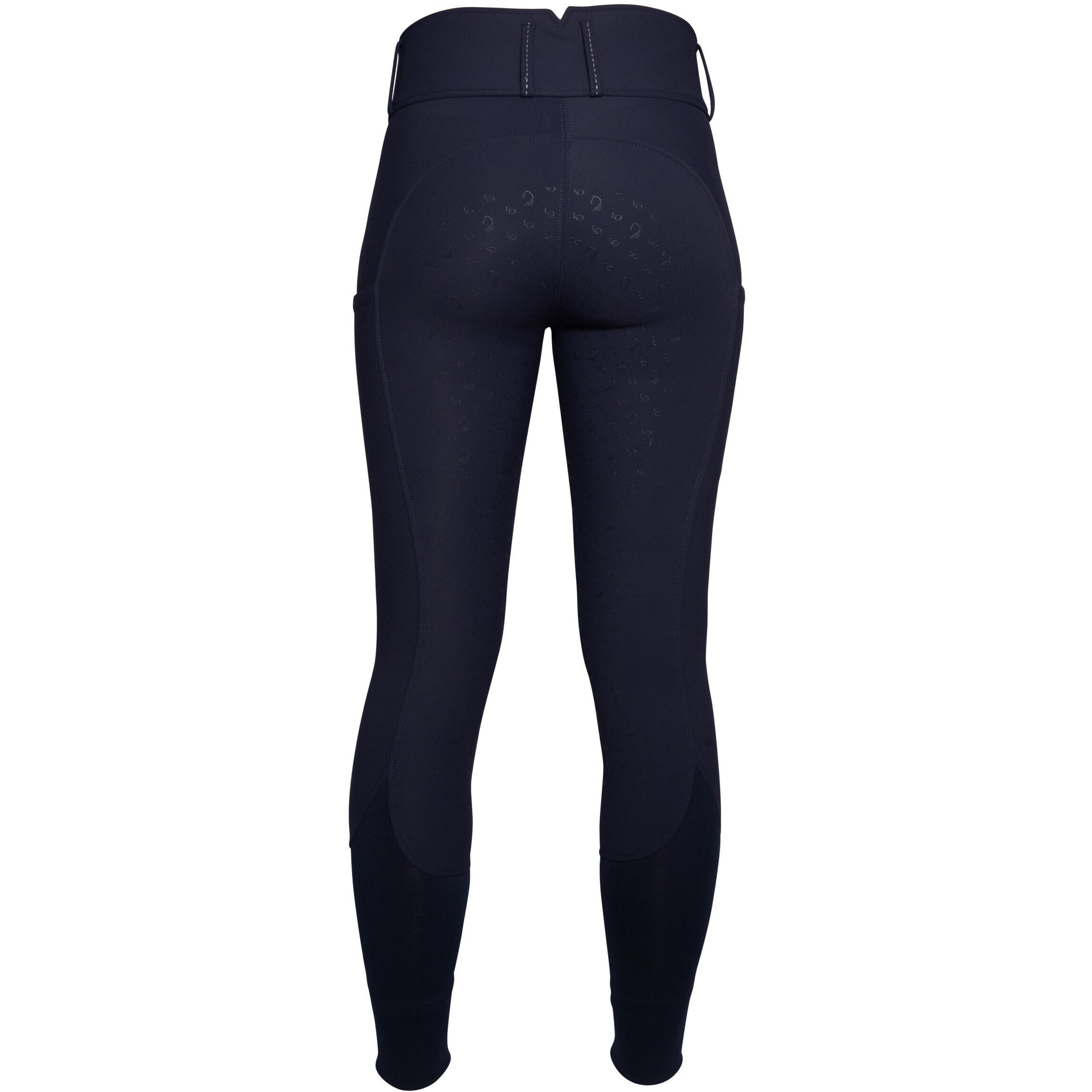 Damen Reithose Silikon Kniebesatz AREZZO dunkelblau