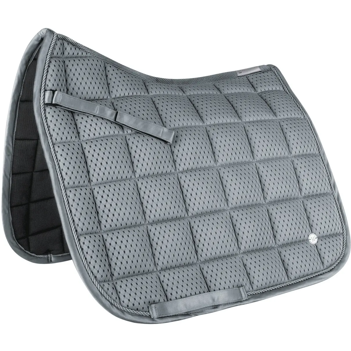 Schabracke BREATH PERFORMANCE chromgrau Warmblut