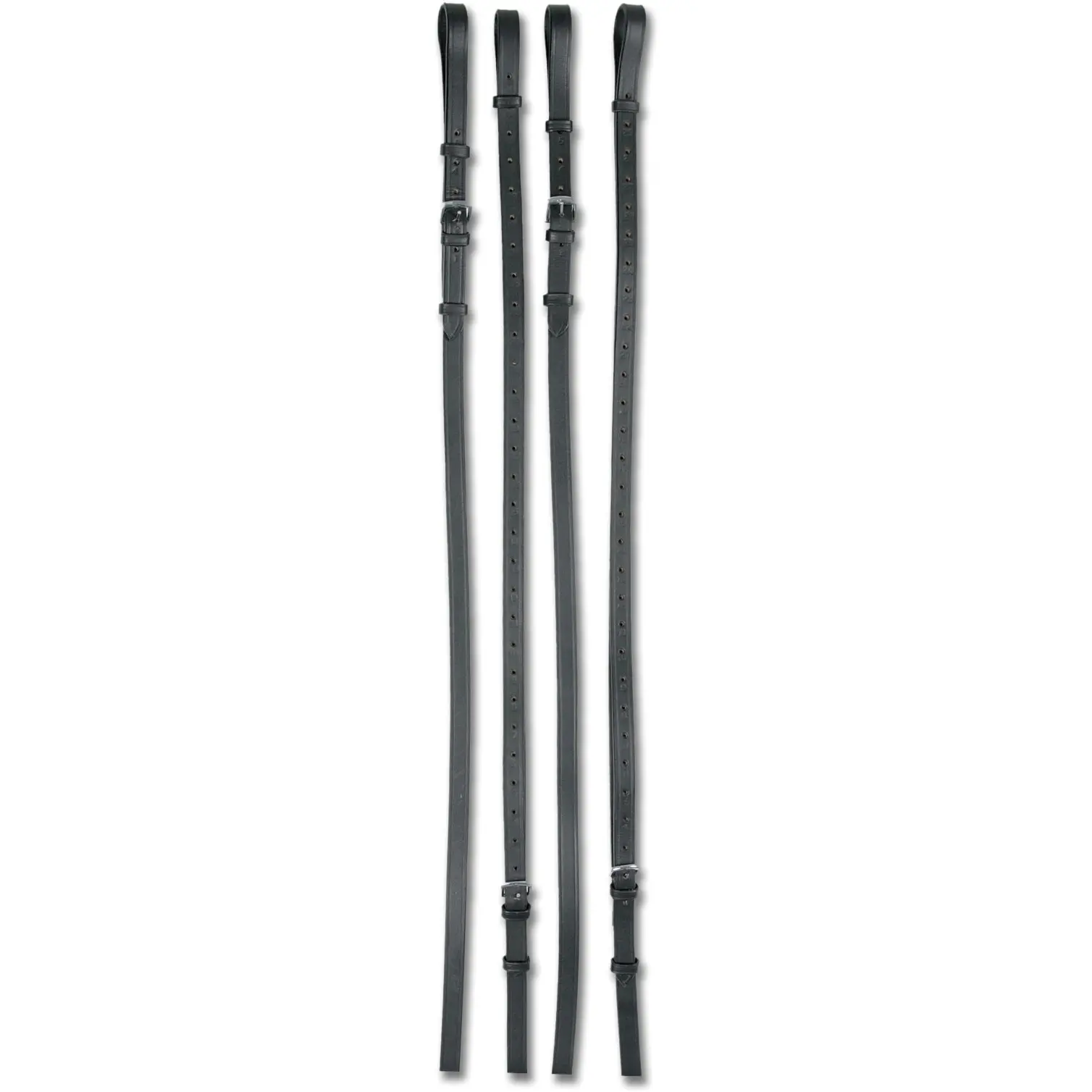 Longierschlaufzügel zweiteilig schwarz Warmblut Longierschlaufzügel zweiteilig schwarz Warmblut