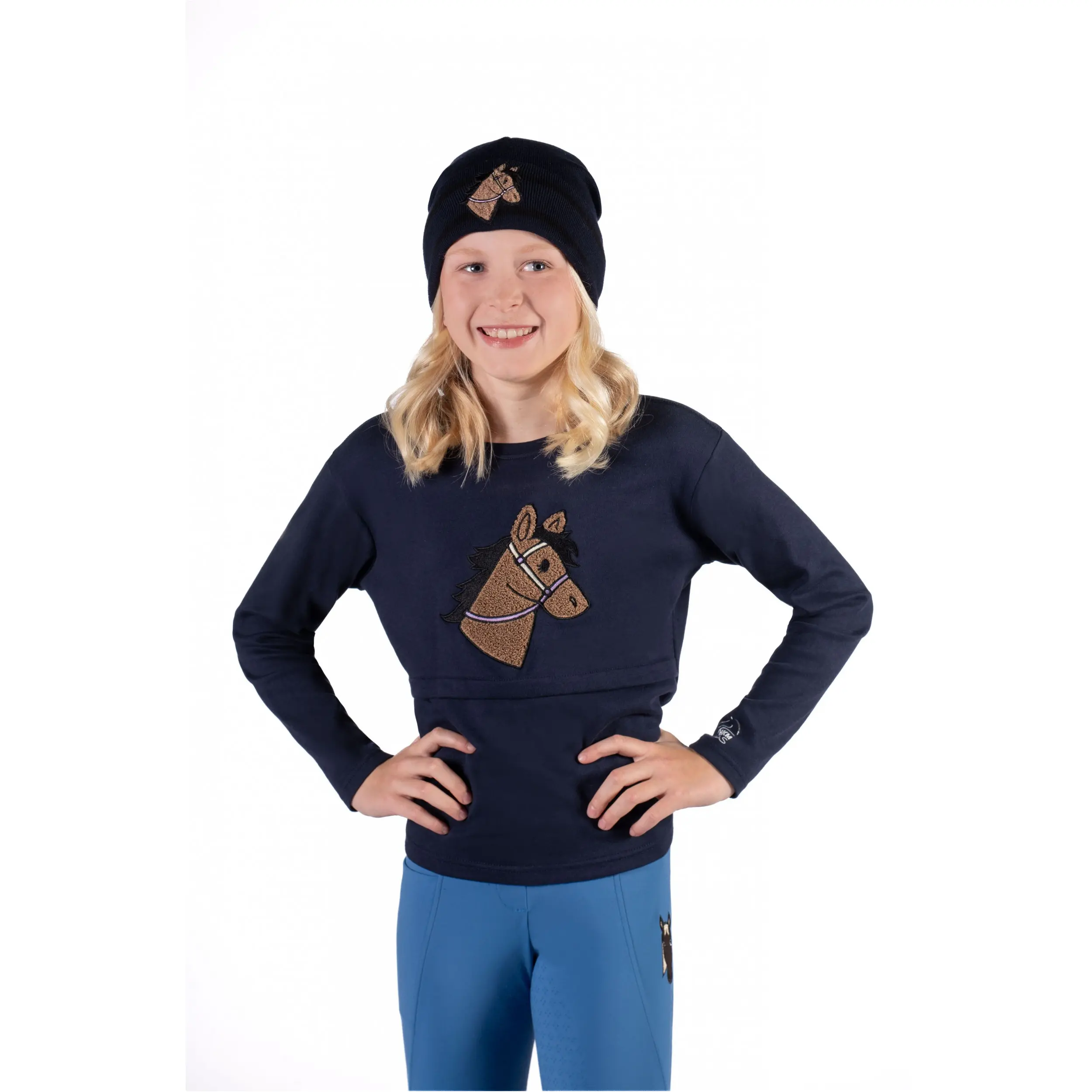 Winter Kinder Mütze MIA dunkelblau