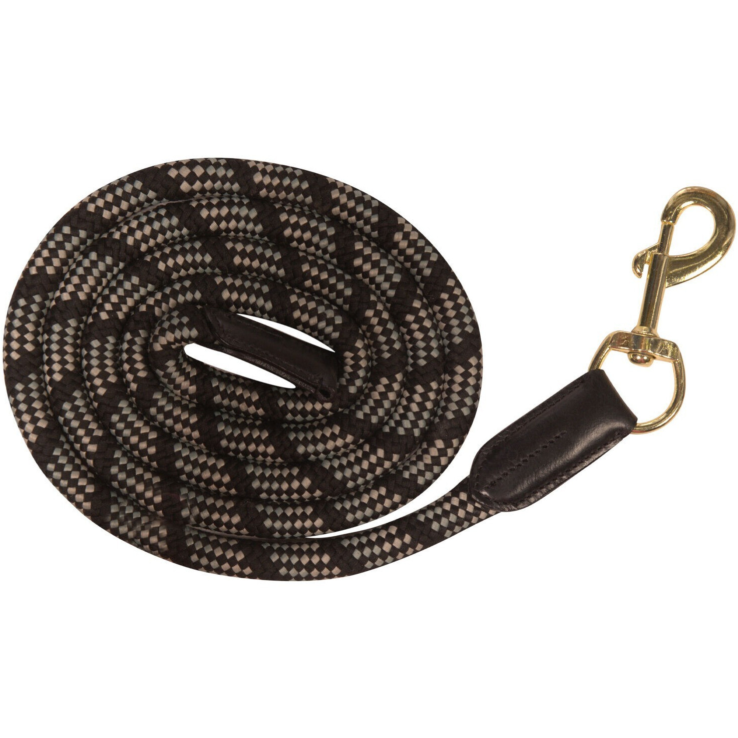 Führstrick mit Karabinerhaken LIMONE schwarz