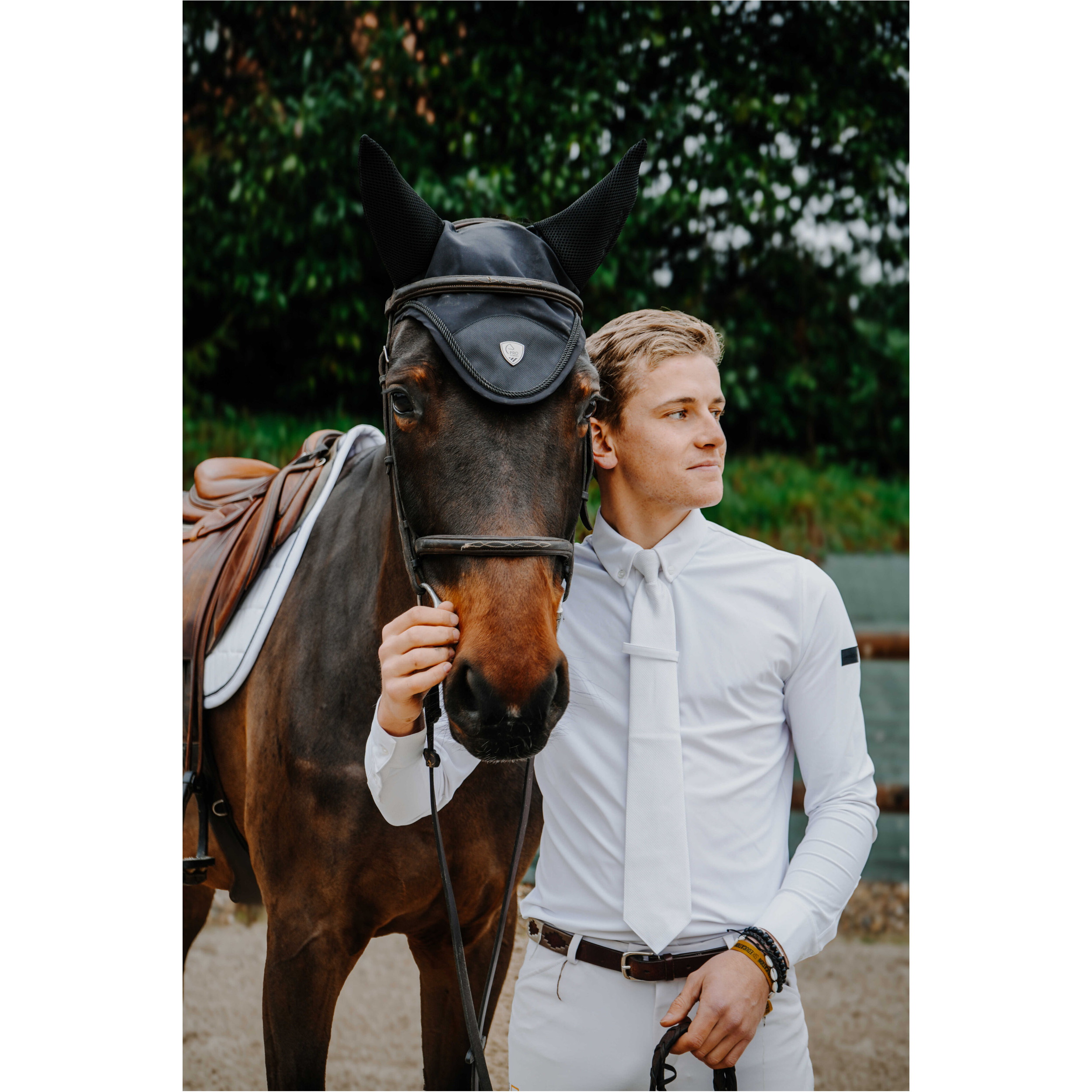 Herren Turnierhemd EK-MILAN weiß