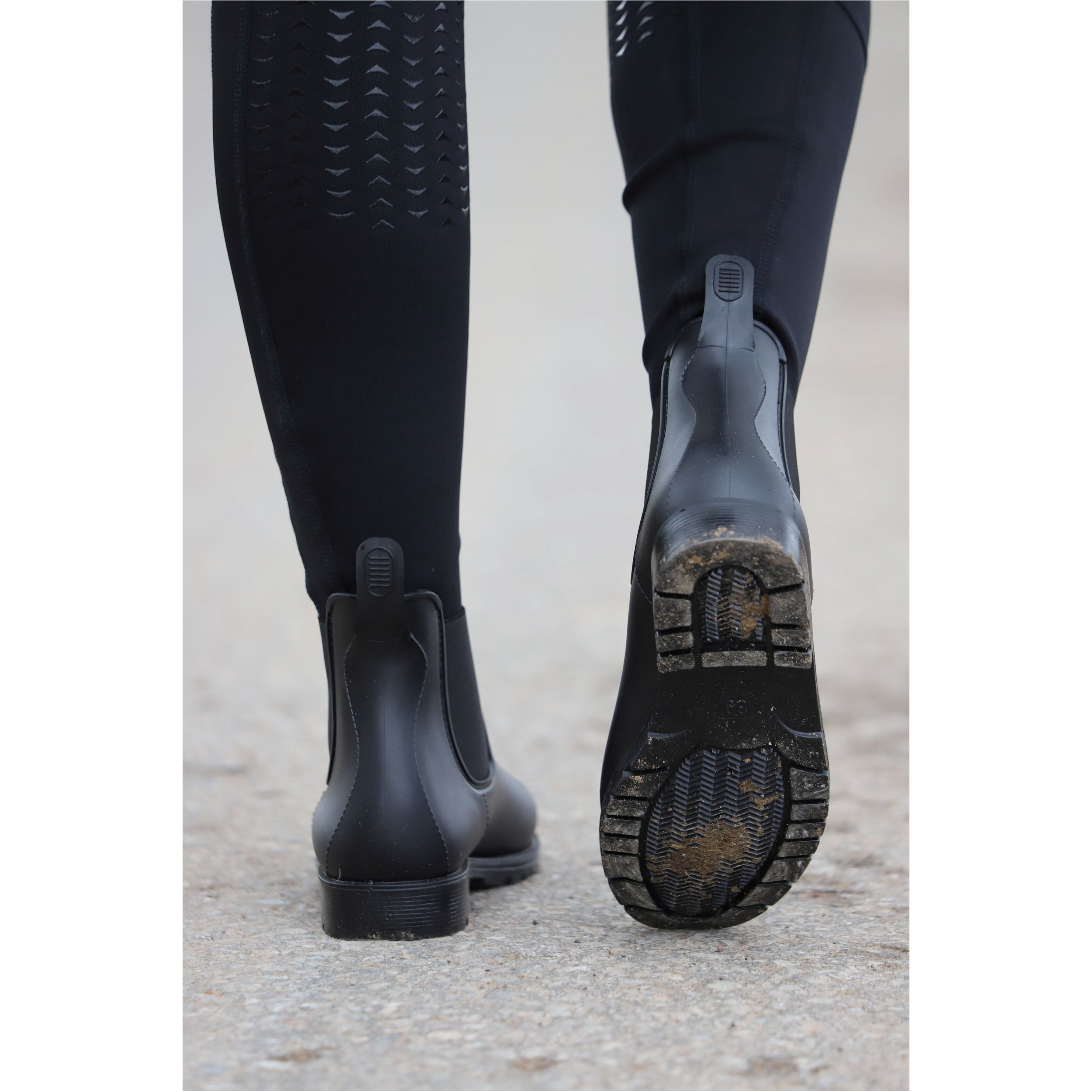 Jodhpur Gummistiefeletten BASICLINE schwarz