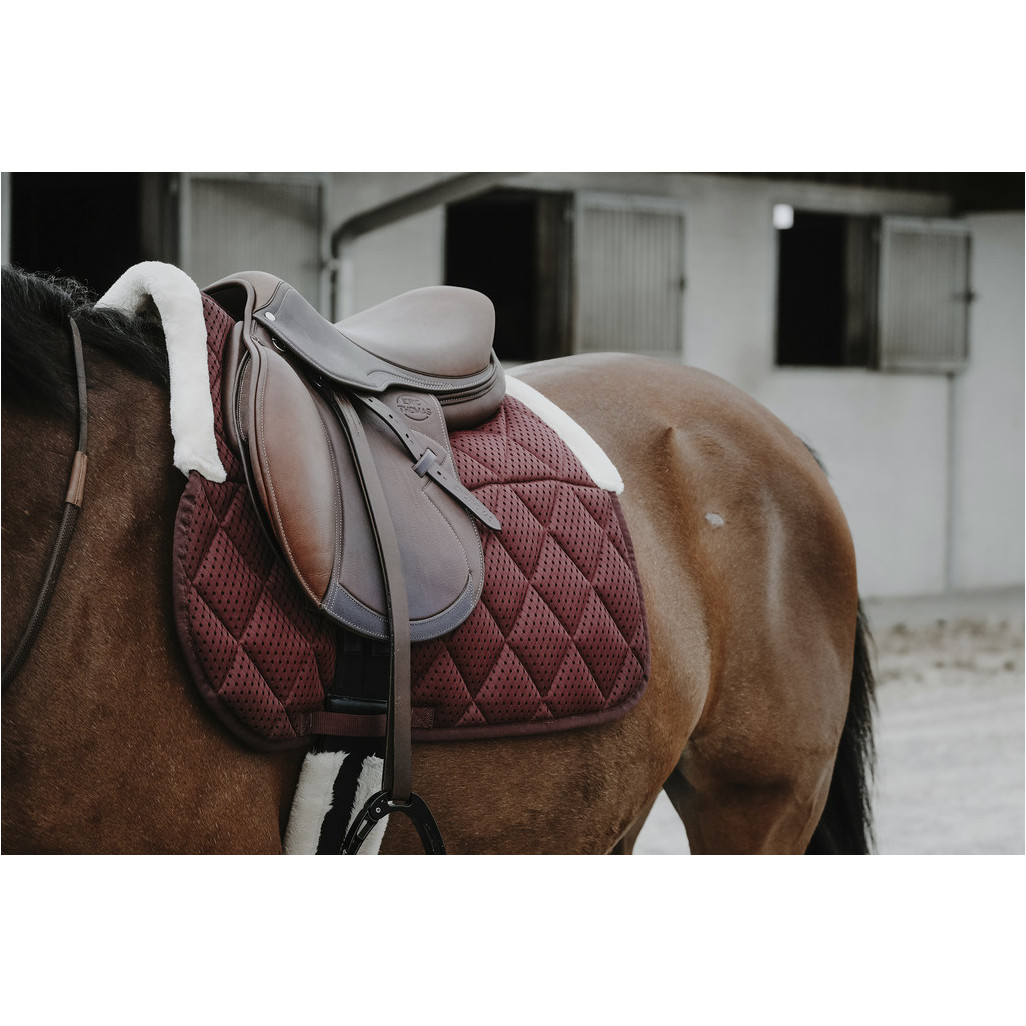 Schabracke PRO AIR bordeauxrot Warmblut Vielseitigkeit