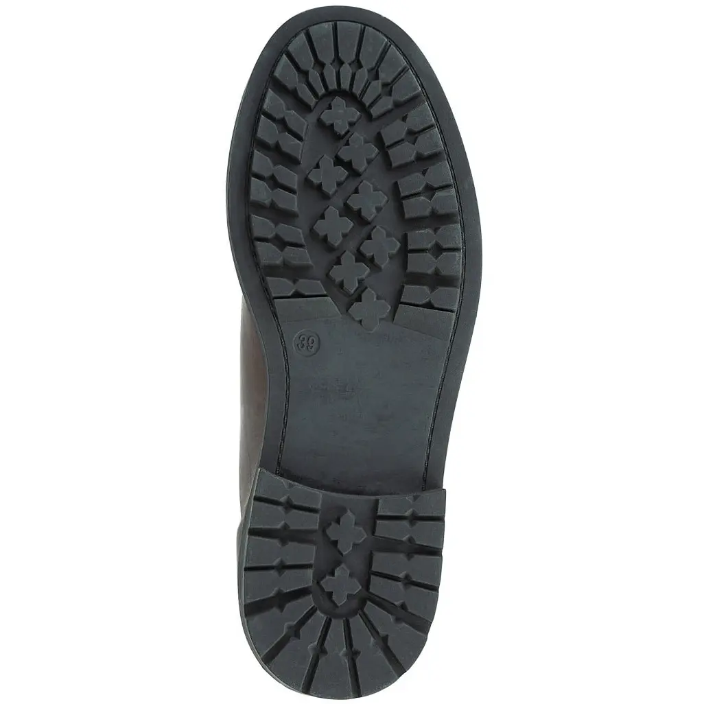 Winter Reitstiefeletten DURANGO MERINO Echtleder braun