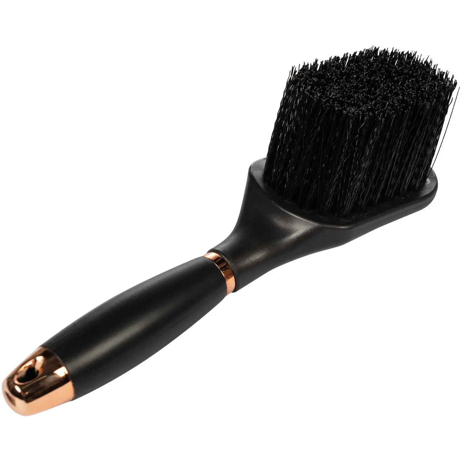 Hufbürste mit Gelgriff schwarz/rosegold