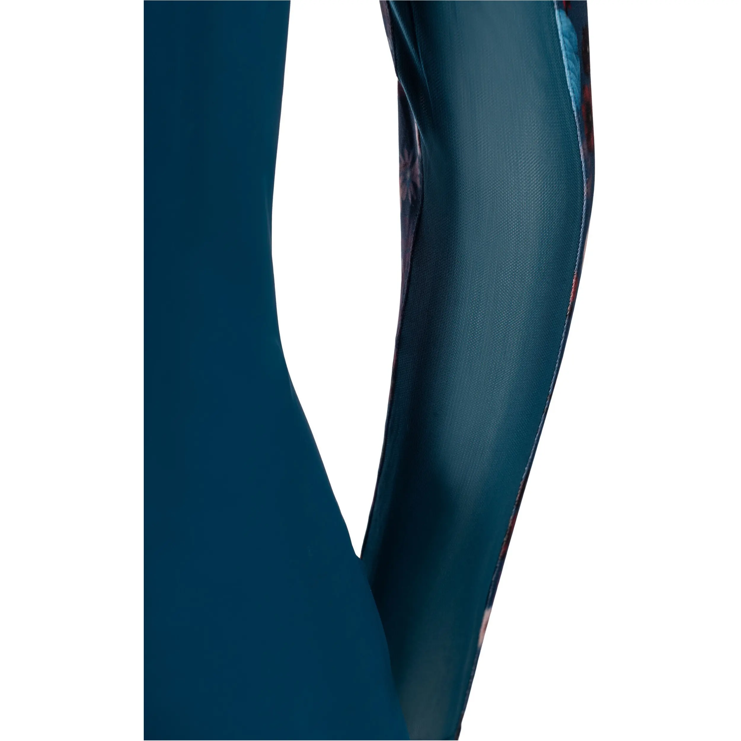 Kinder Funktionsshirt Langarm ESSENTIALS FLOWER petrol