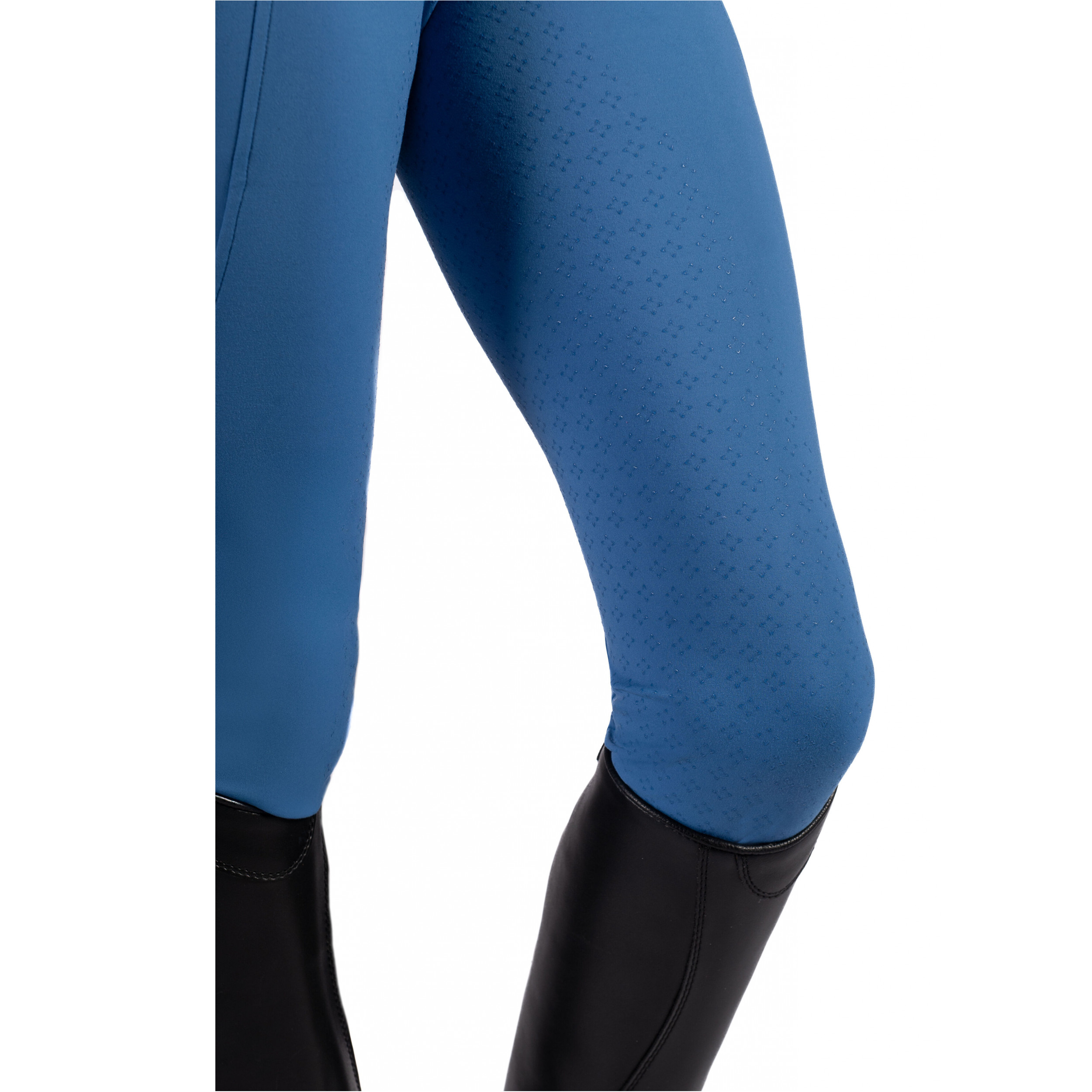 Winter Kinder Reitleggings Silikon Vollbesatz MIA blau