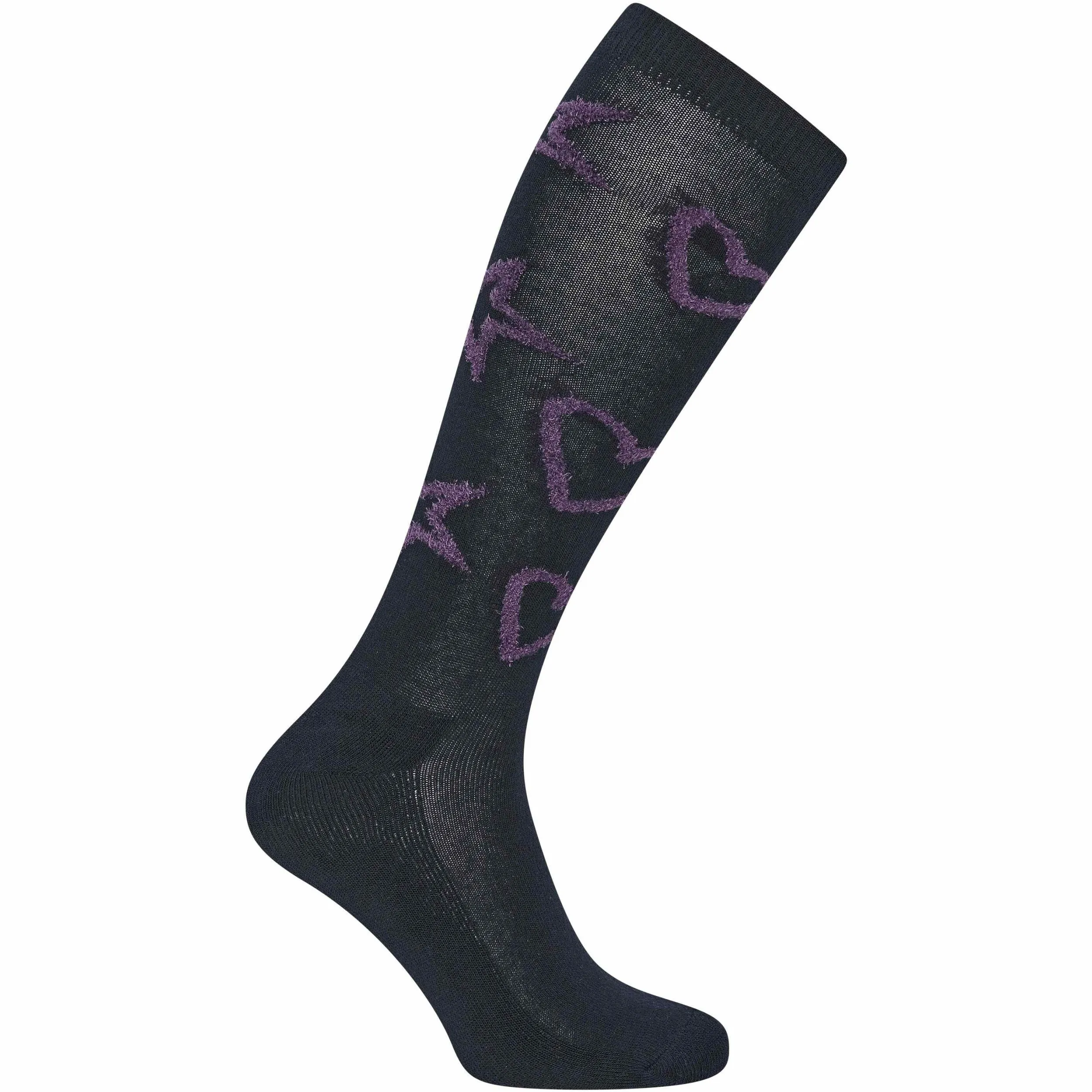 Damen Reitsocken IRHCosy Hearts navy