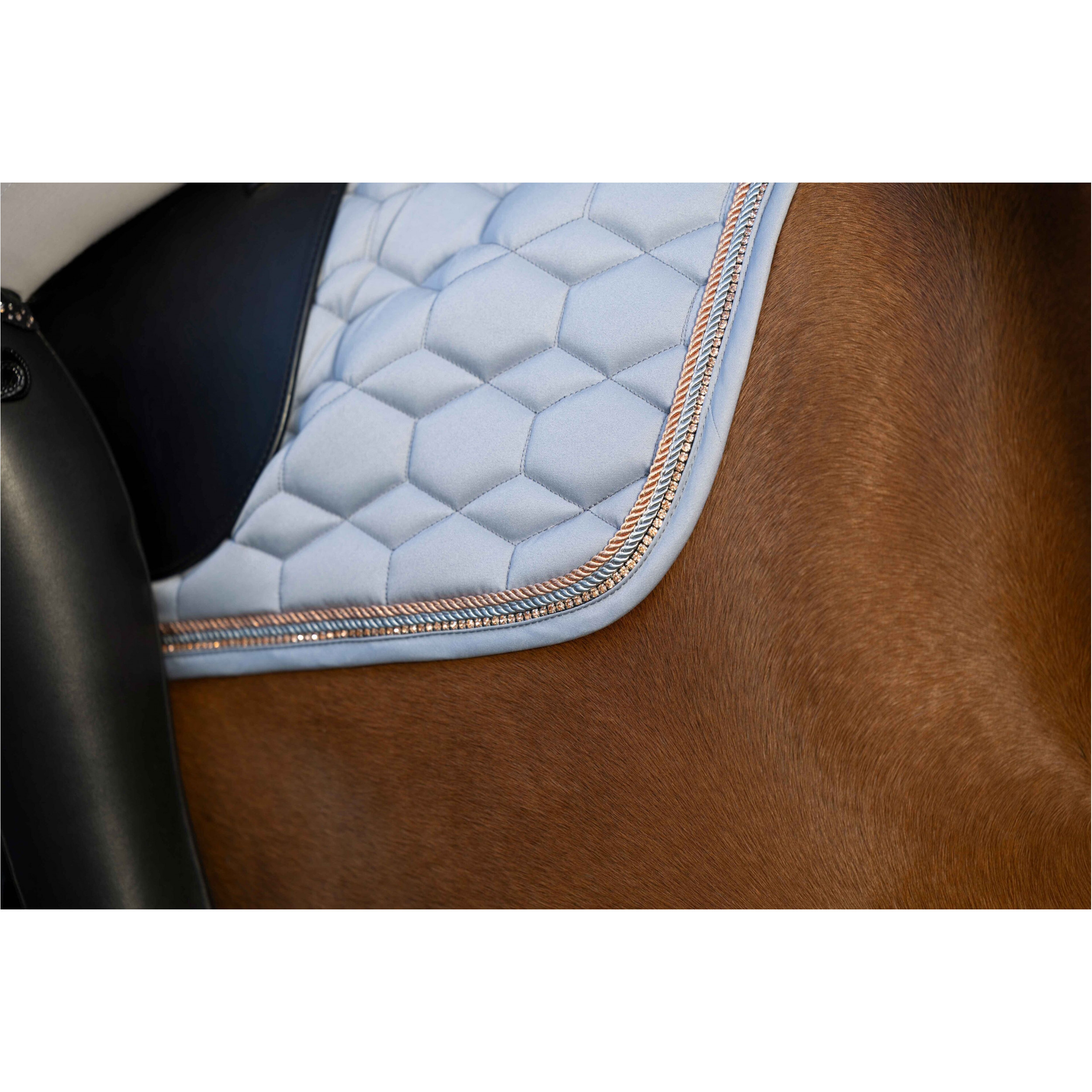 Schabracke ROSEGOLD GLAMOUR STYLE grau/rosegold