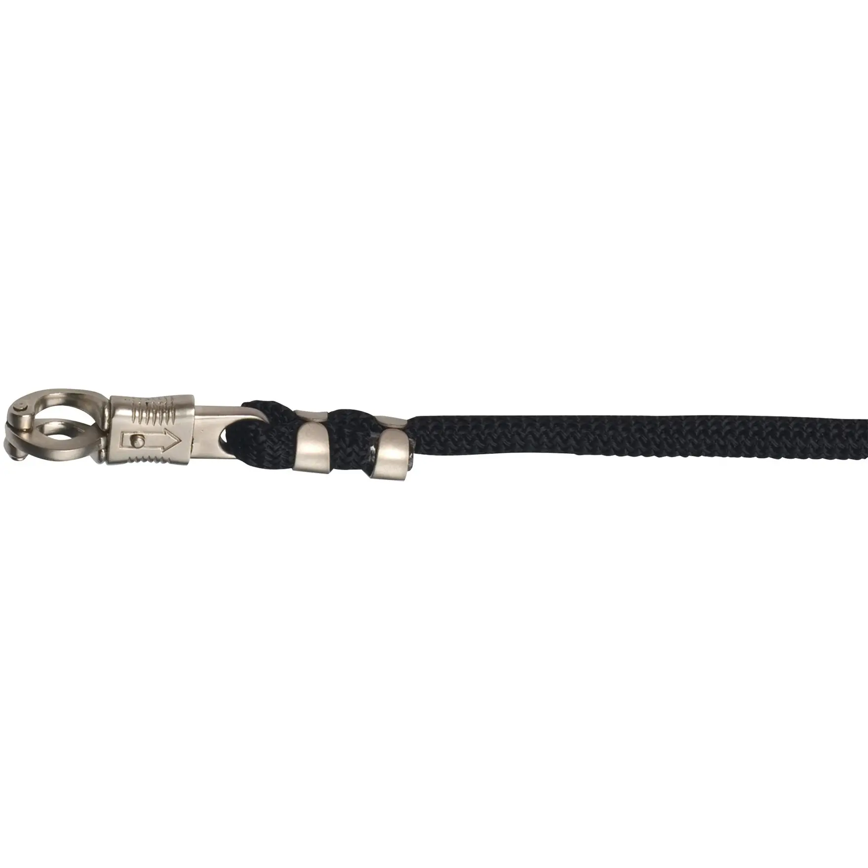 Führstrick mit Panikhaken PANIKA schwarz 240cm