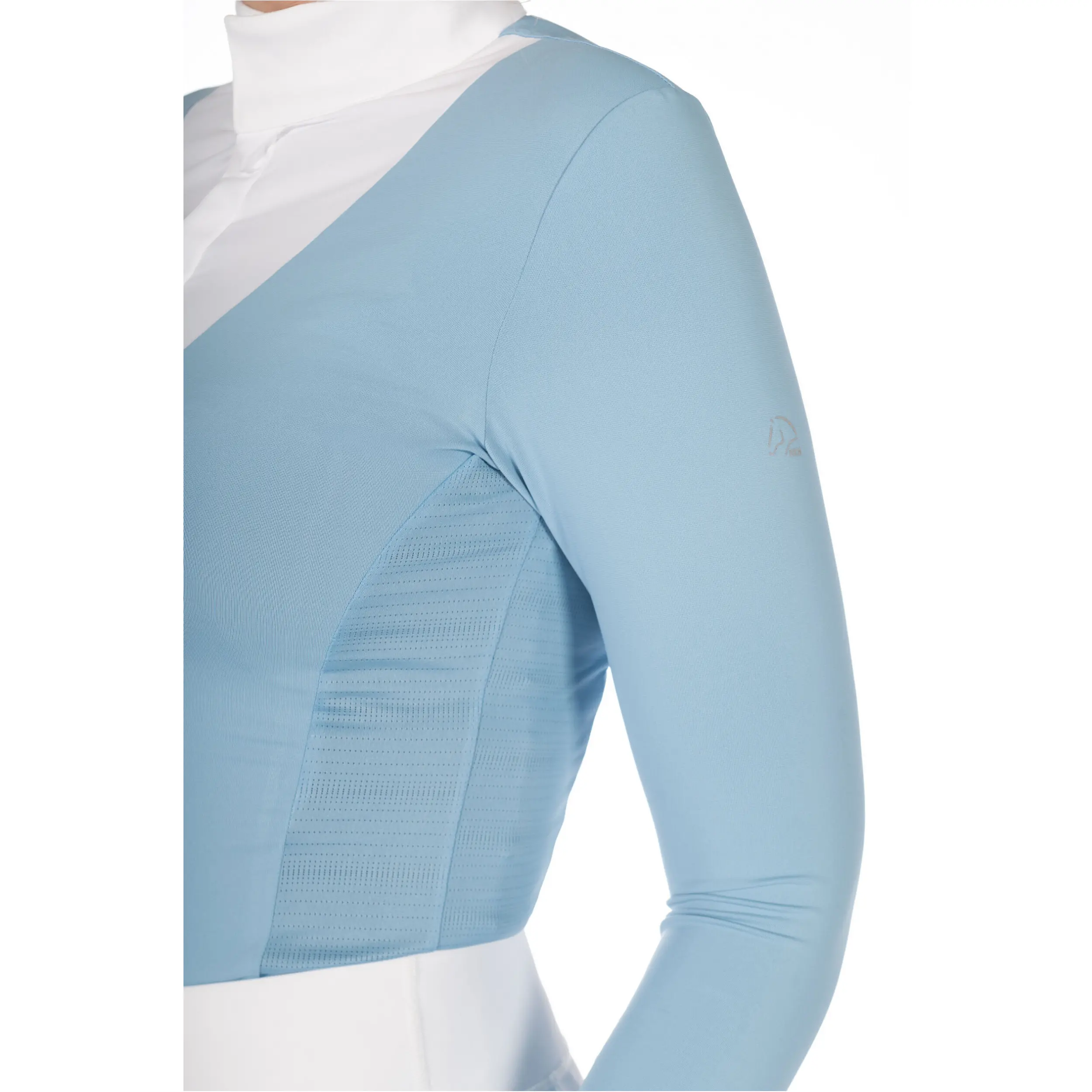 Damen Turniershirt Langarm VIRGINIA eisblau
