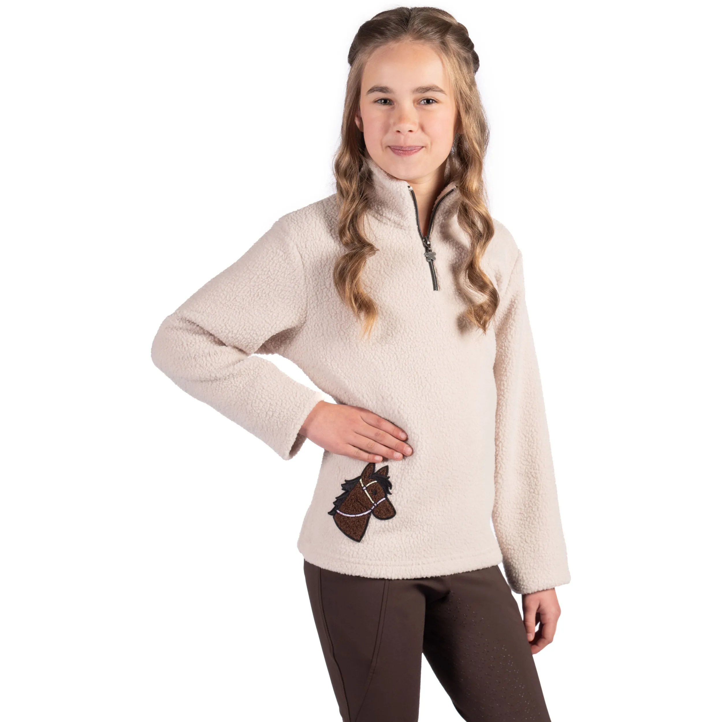Kinder Pullover MIA beige