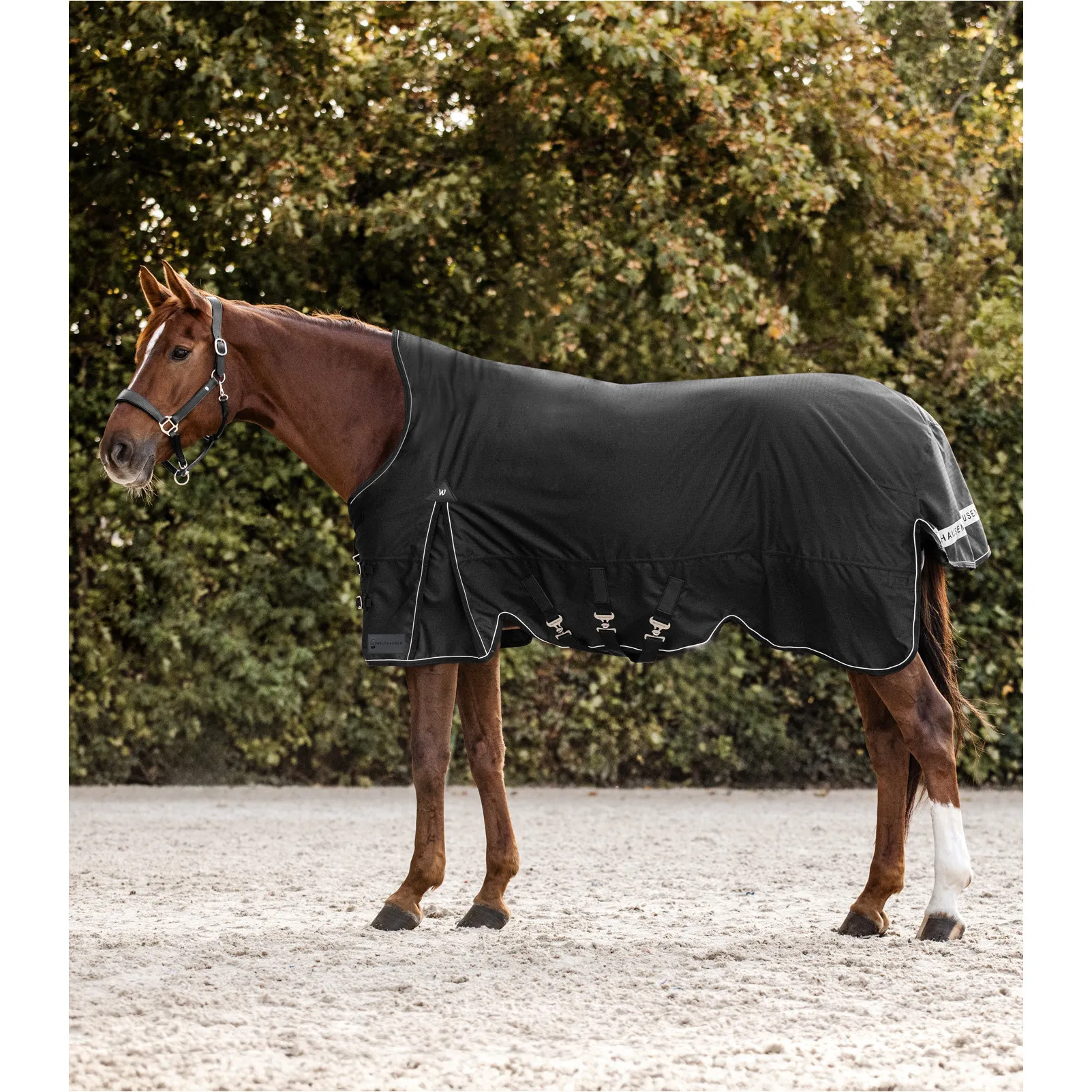 Outdoordecke High Neck Light 1200D SCANDIC schwarz