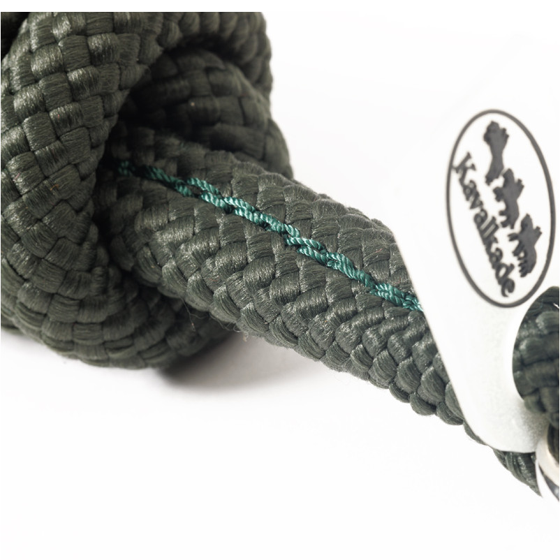 Führstrick mit Panikhaken grün Führstrick mit Panikhaken grün