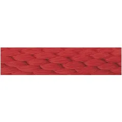 Anbindestrick mit Karabiner rot
