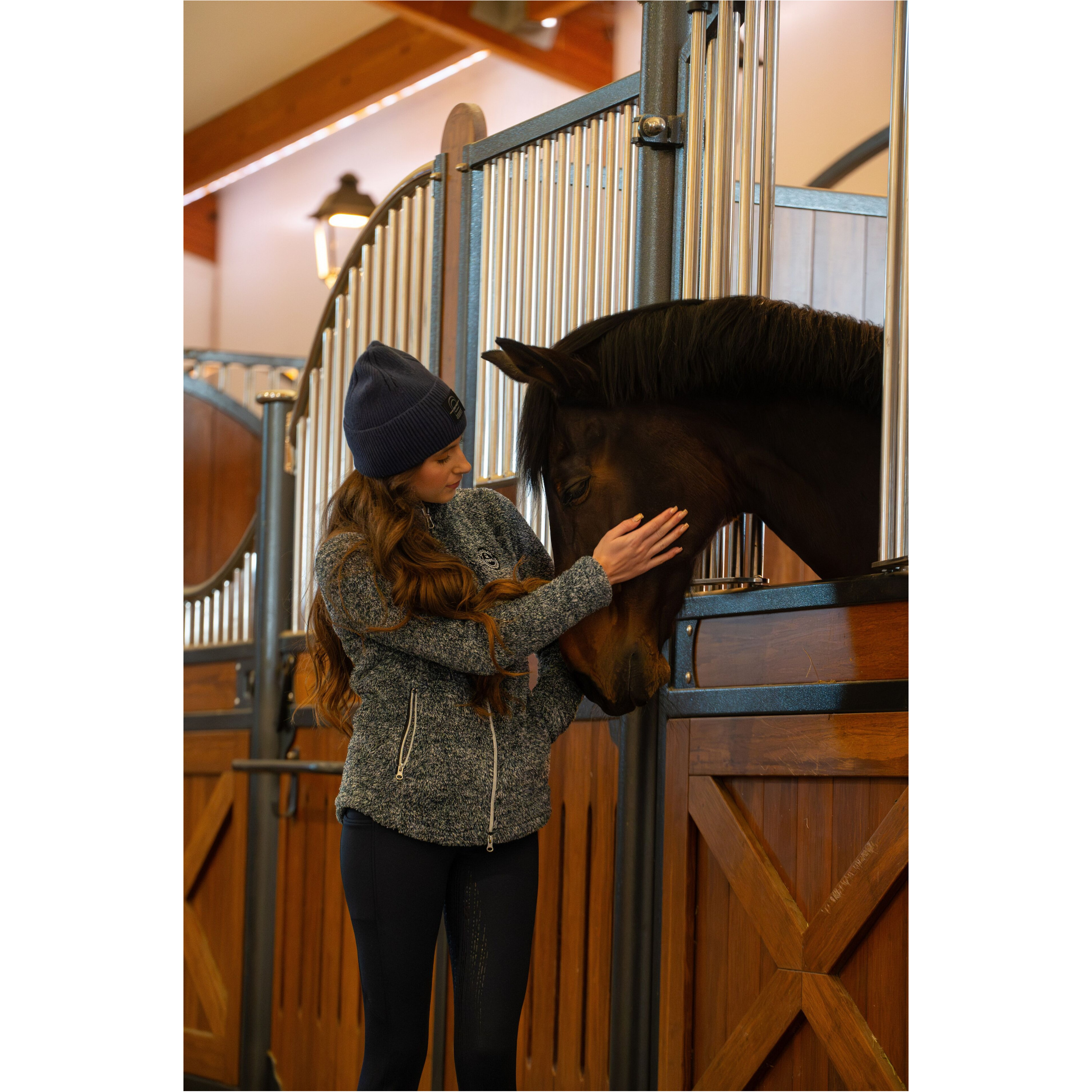 Damen Reitjacke MILES blue fog