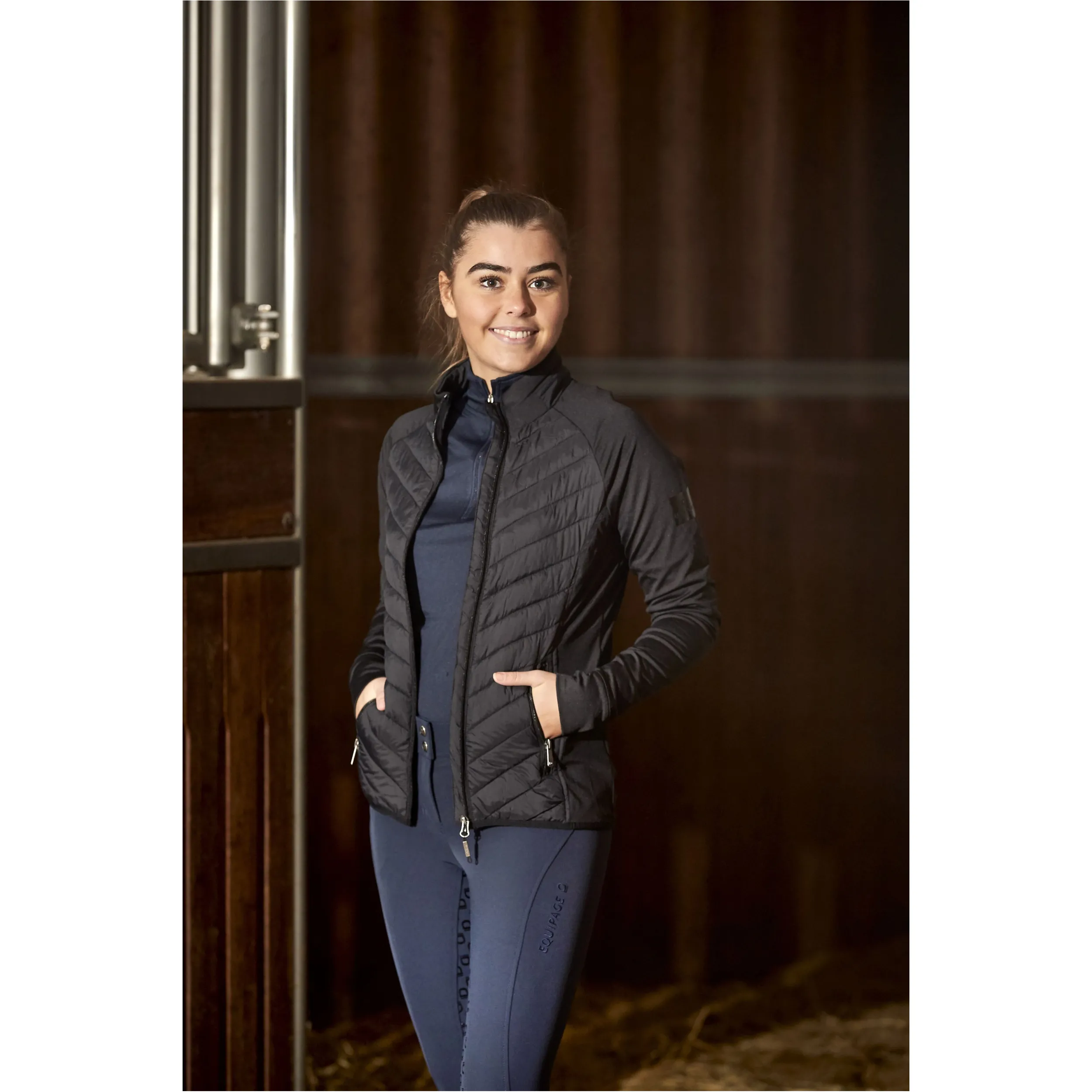 Damen Steppjacke CANON schwarz