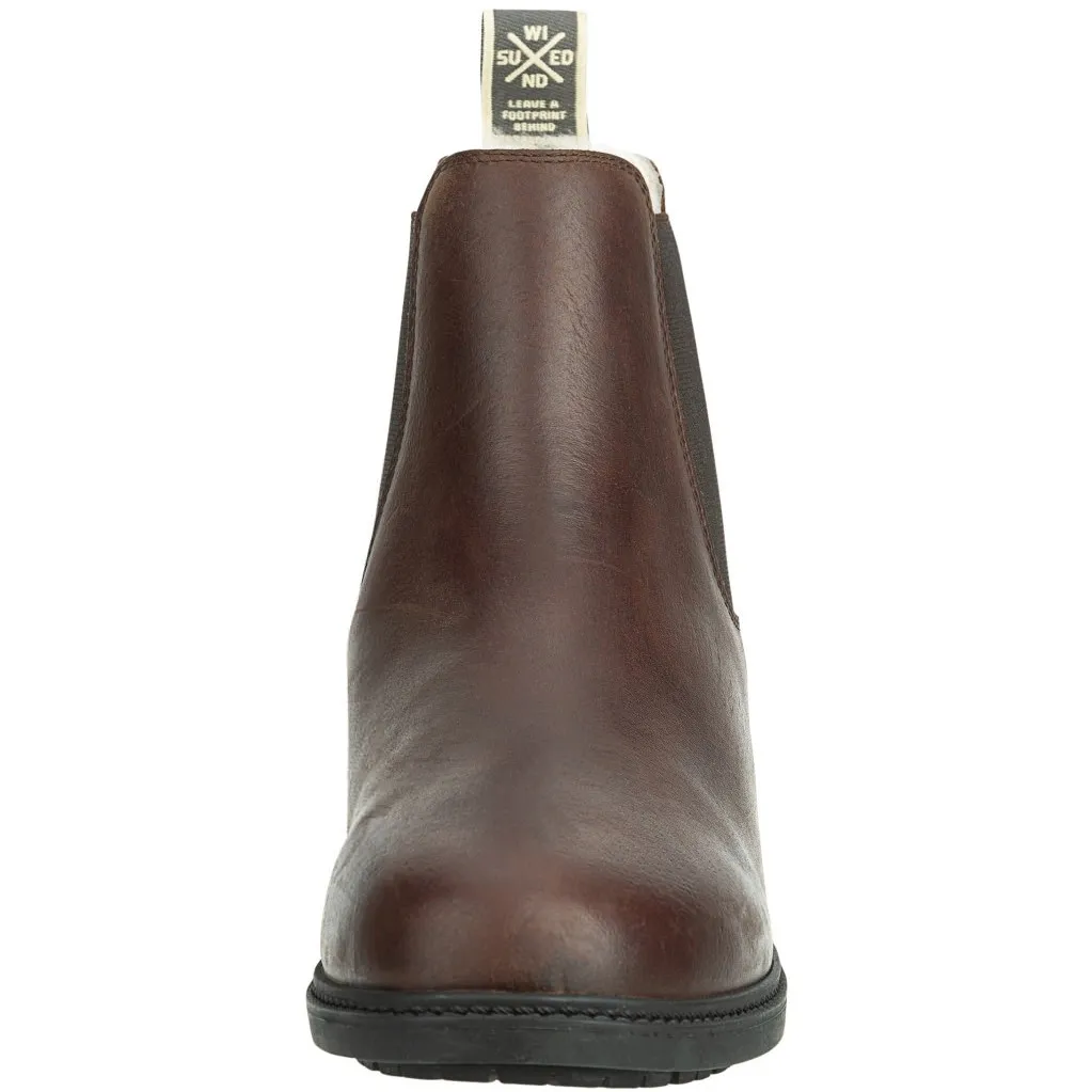 Winter Reitstiefeletten DURANGO MERINO Echtleder braun