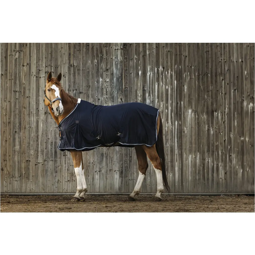 Abschwitzdecke Micro Mesh EquiTheme marineblau