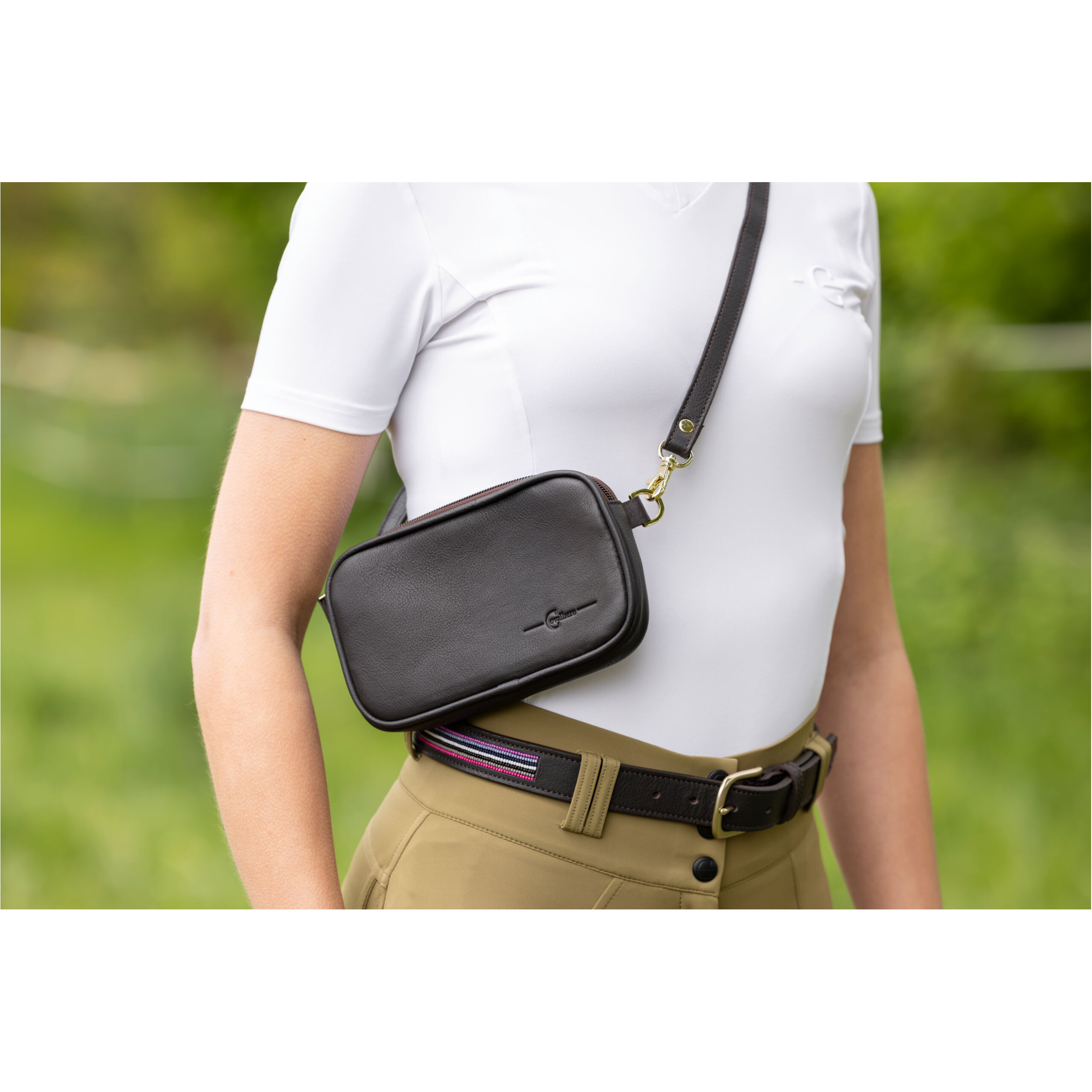 Bauchtasche F/S 2026 dunkelbraun