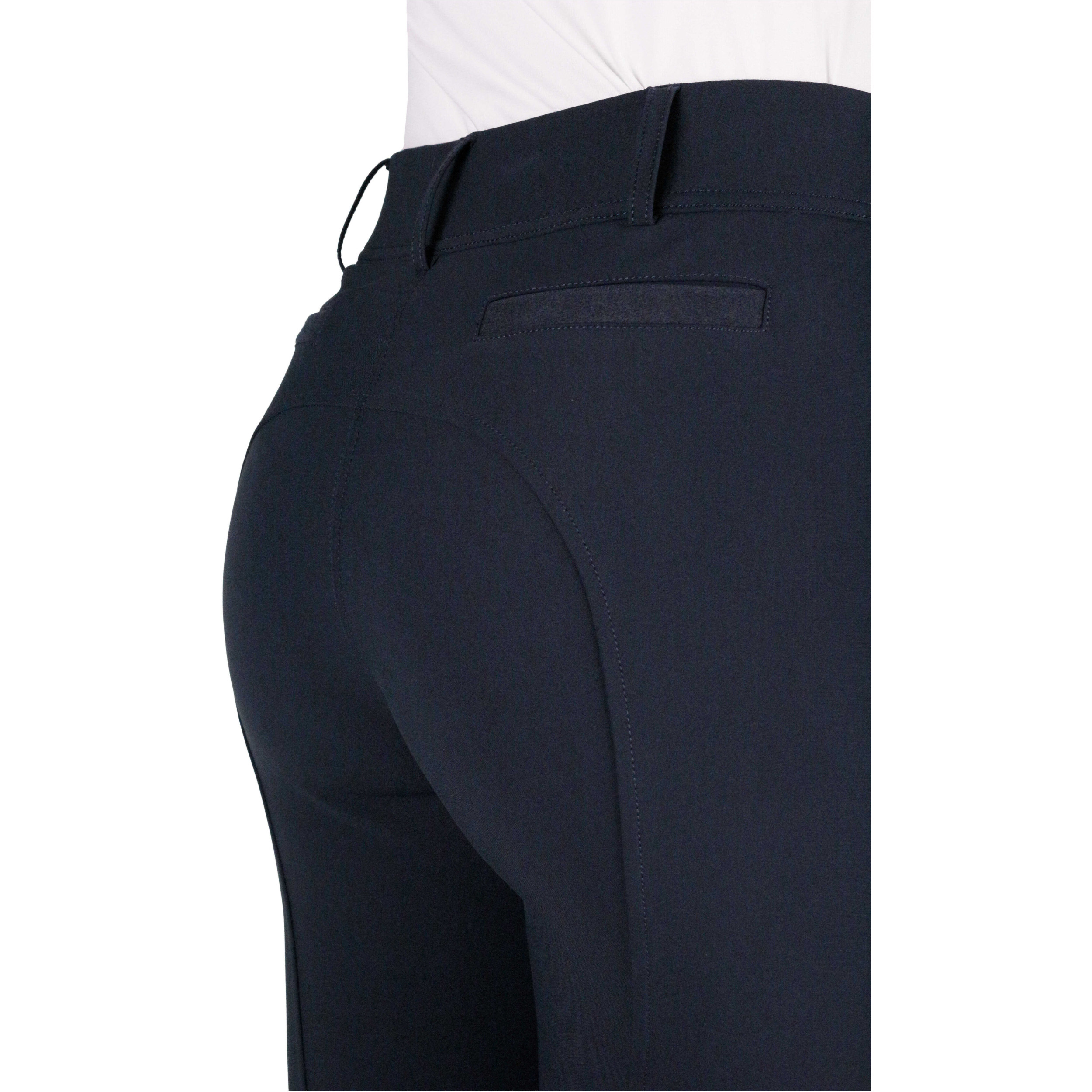 Damen Reithose Silikon Kniebesatz EK-SALLY navy