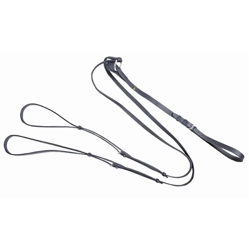 Dreieckszügel mit Edelstahlbeschlägen schwarz