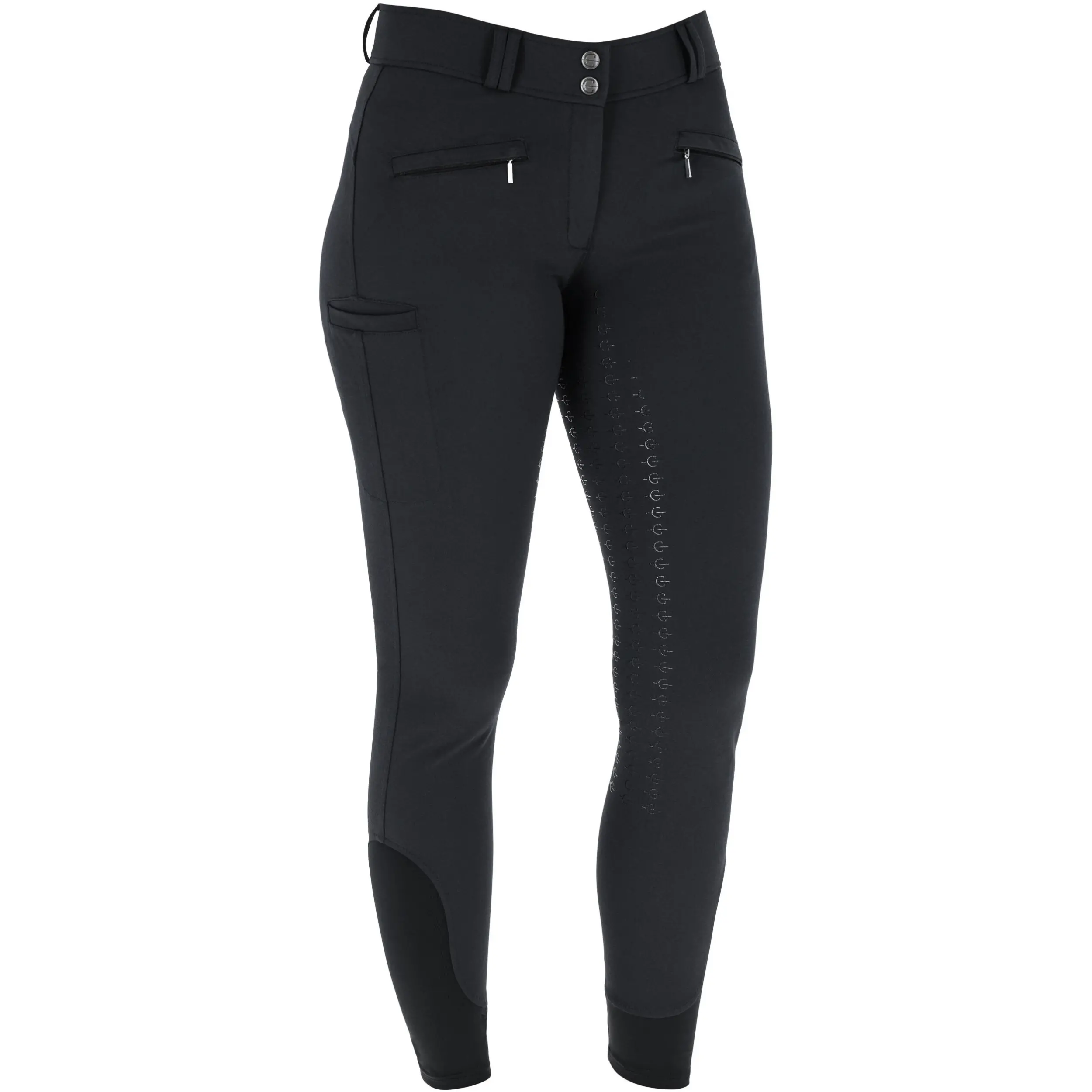 Damen Reithose Silikon Vollbesatz SIGNATURE schwarz