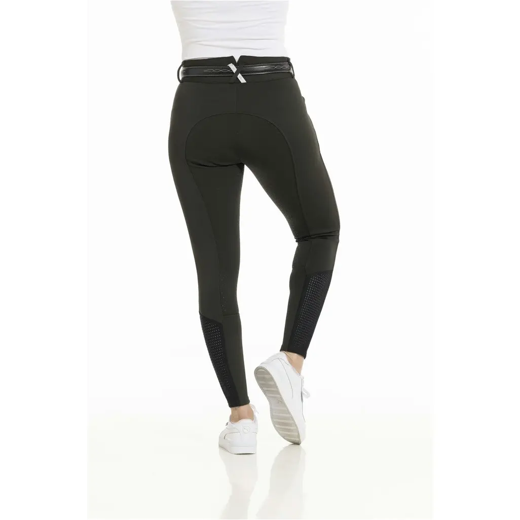 Sommer Damen Reithose Silikon Vollbesatz CLAUDINE Mesh dunkelgrün Sommer Damen Reithose Silikon Vollbesatz CLAUDINE Mesh dunkelgrün