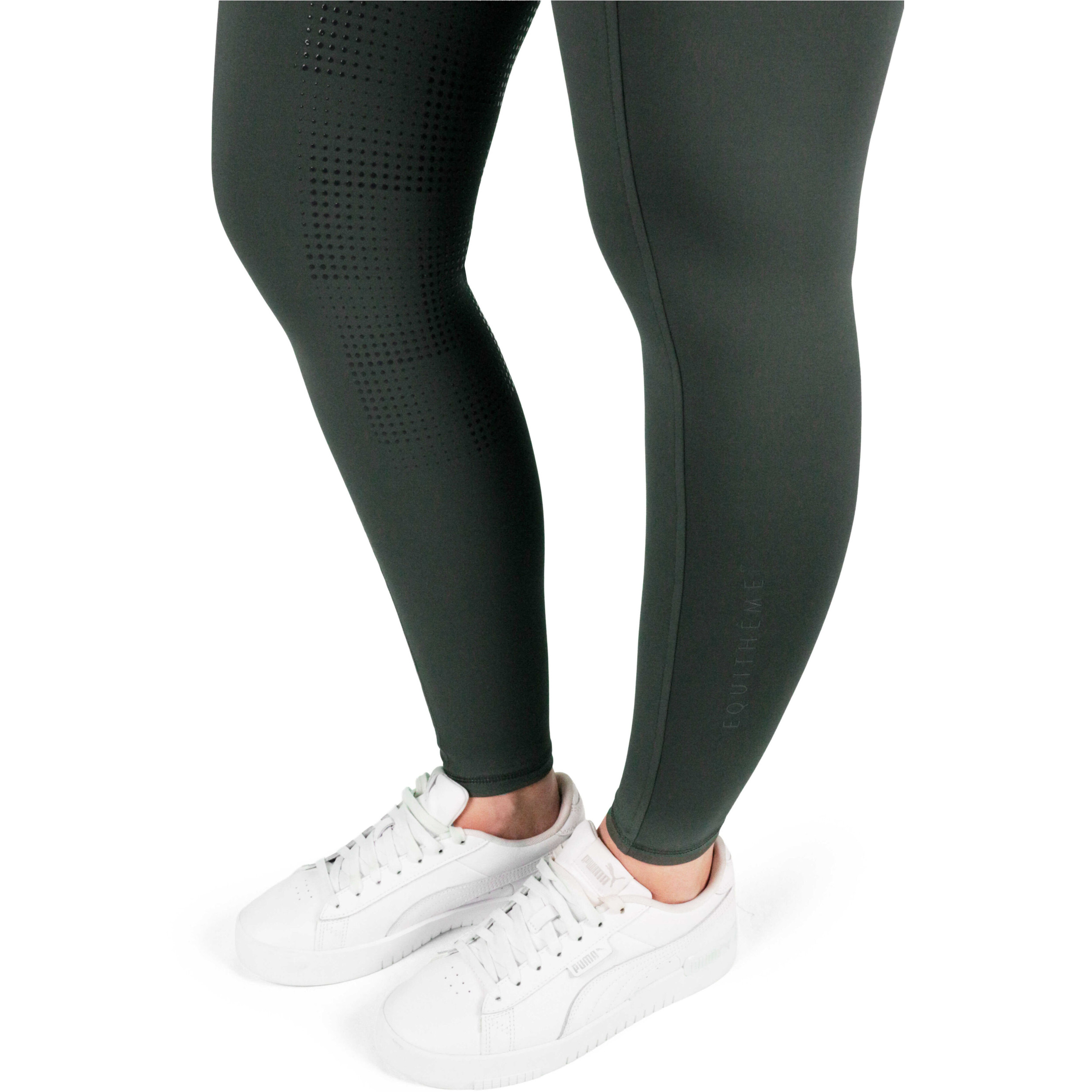 Damen Reitleggings Silikon Vollbesatz EK-Fanny khaki 