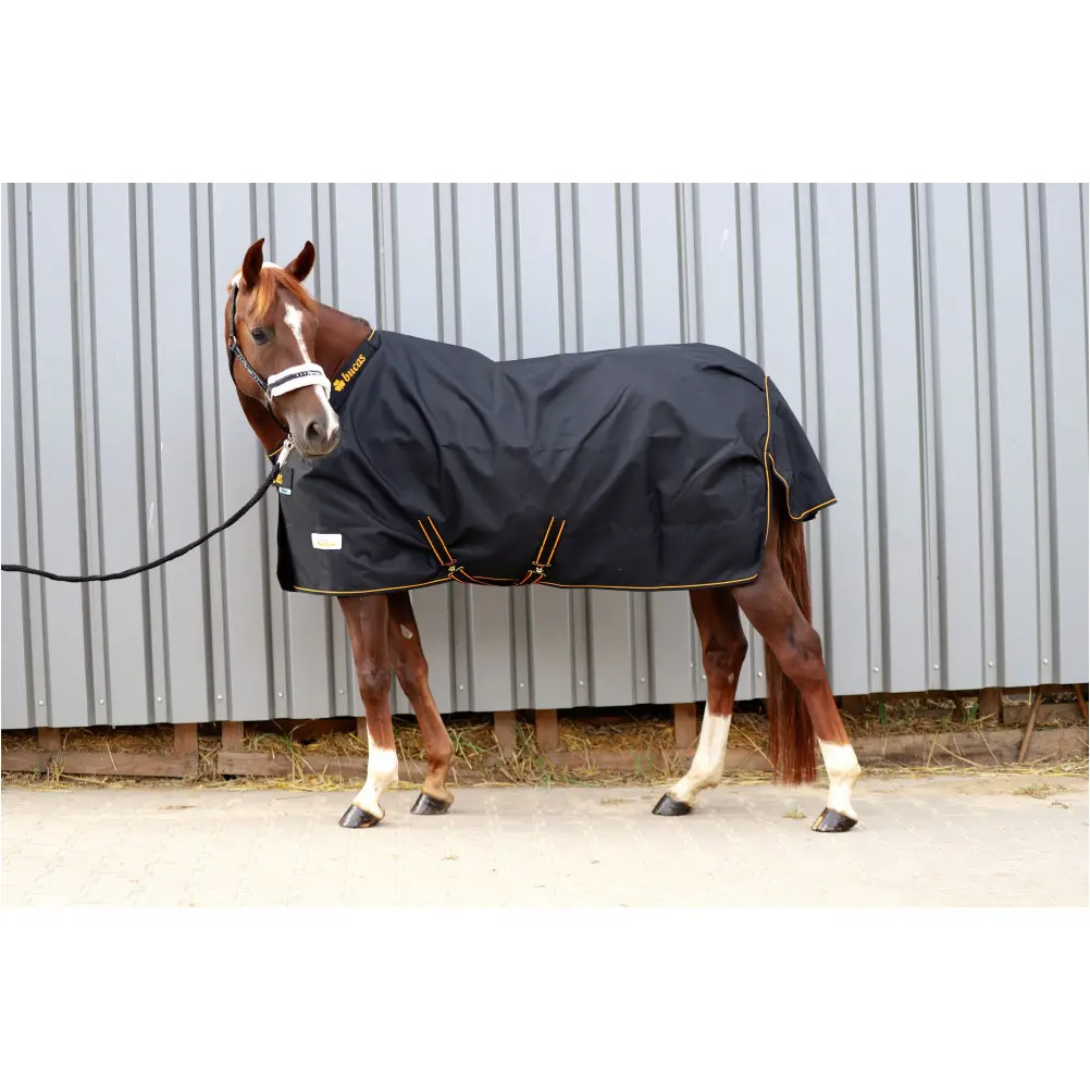 Weidedecke Stay-Dry 1200D IRISH TURNOUT schwarz/orange